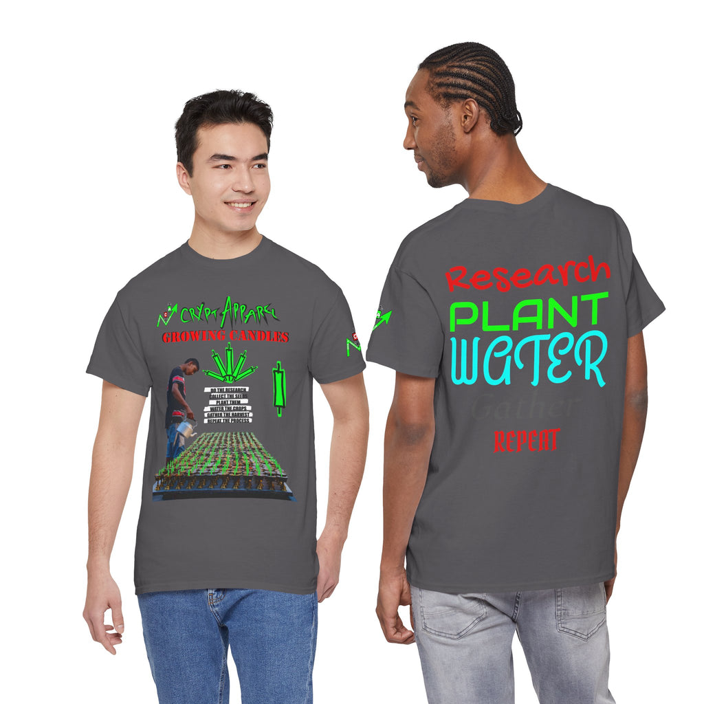 Growing Candles T-Shirt — "Crypt Apparel" Planting Seeds Tee