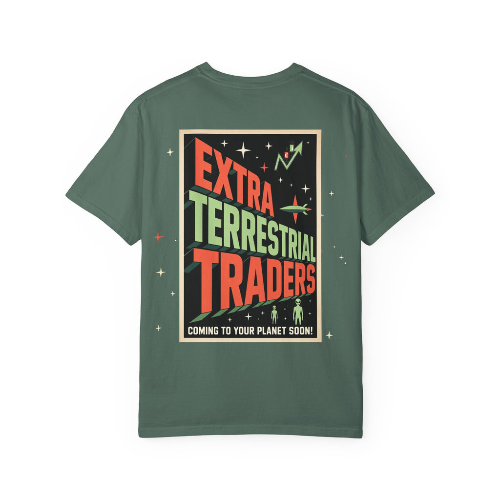 Extraterrestrial Traders Crypto T-Shirt — "We're Not Alone" Alien Graphic Tee