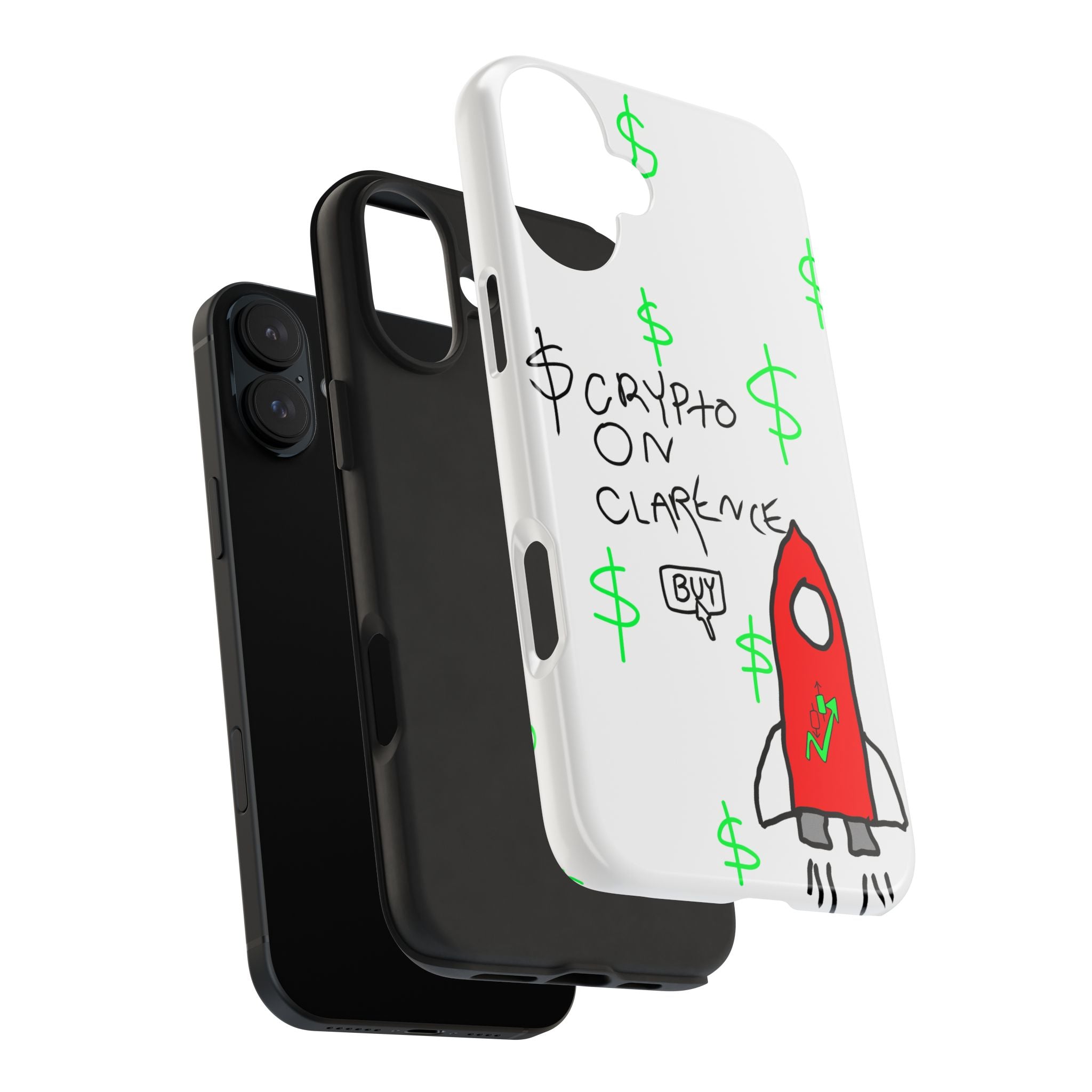Crypto On Clarence Phone Case — Crypt Apparel Degen Design