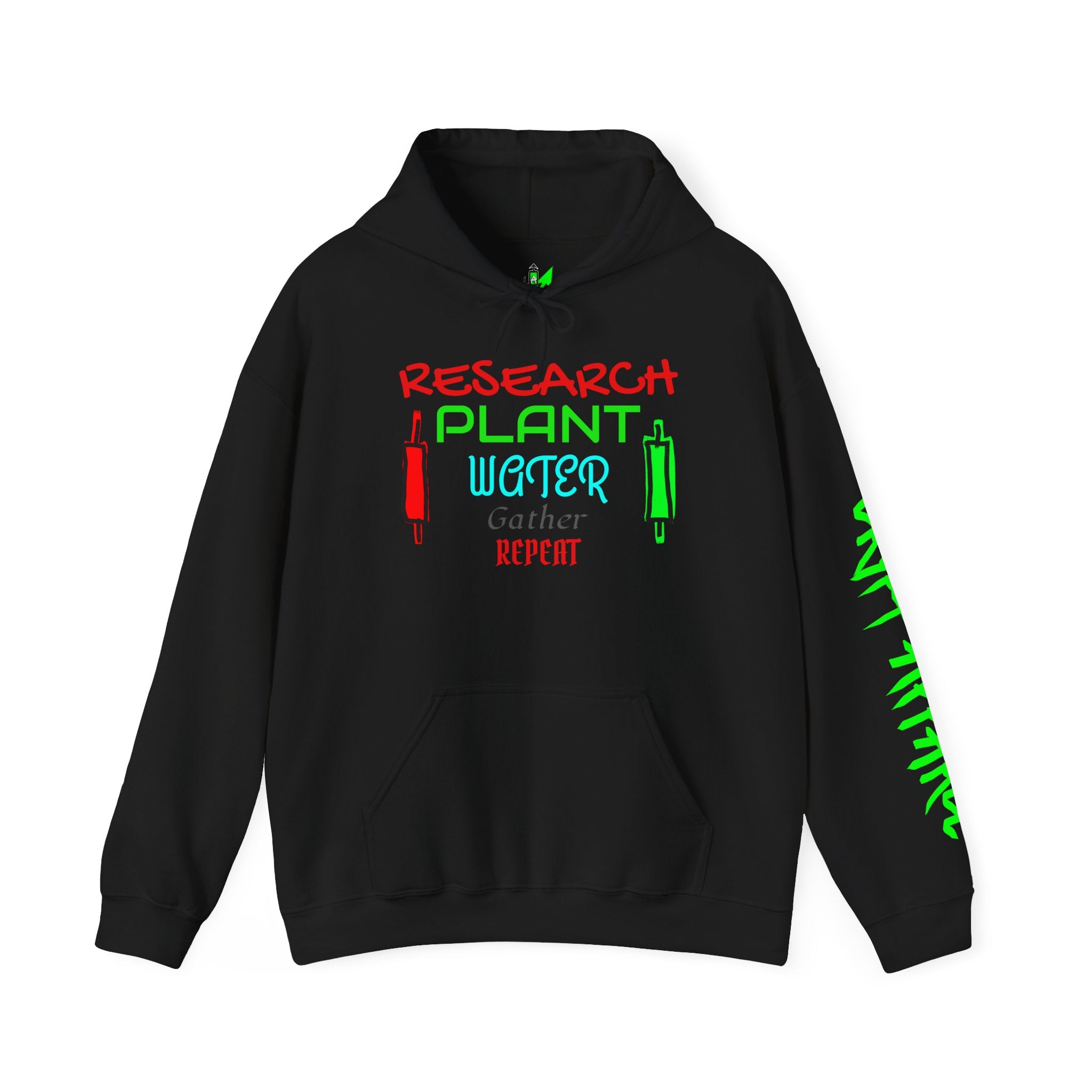 Growing Candles Crypto Hoodie | Crypt Apparel Nurturing Charts