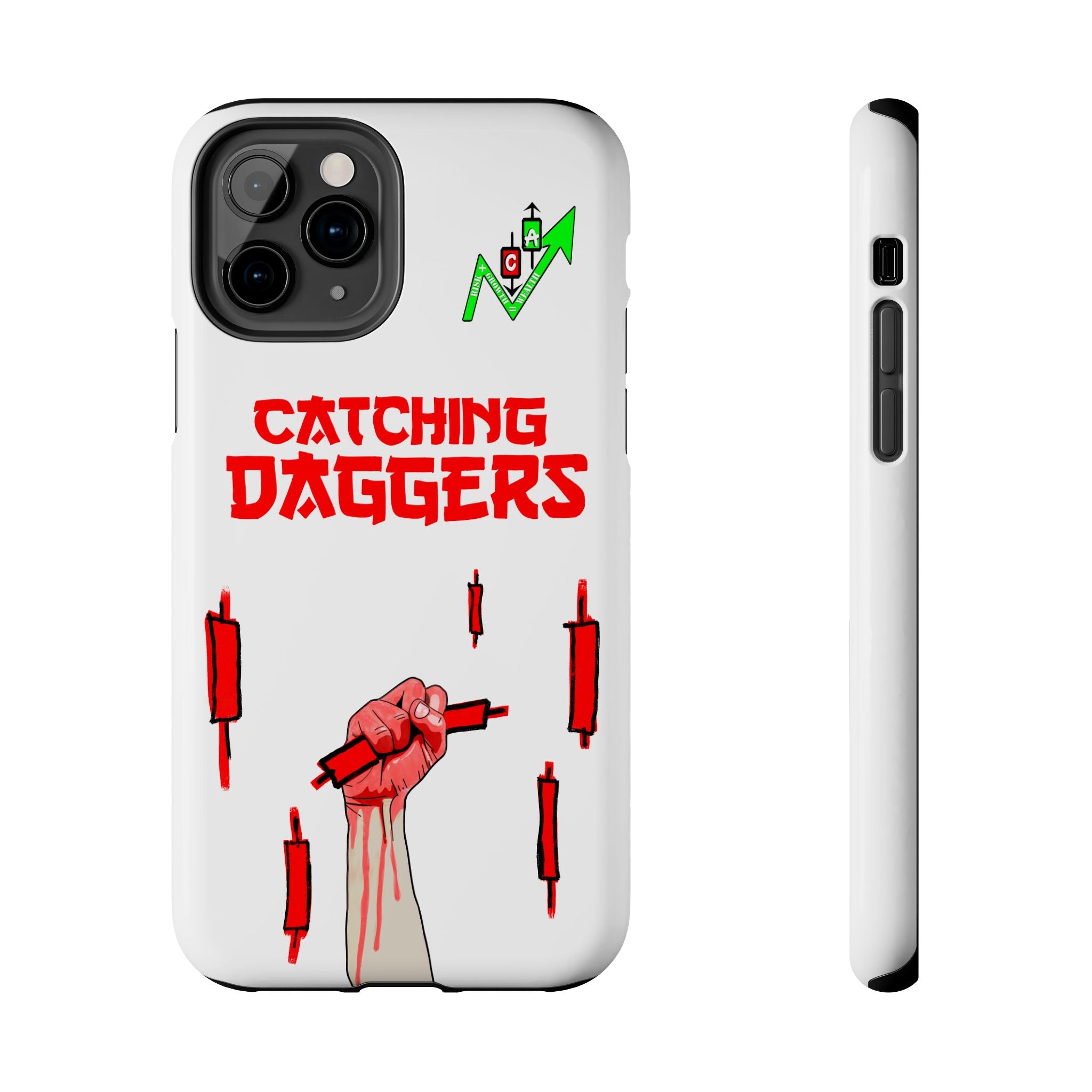 Catching Daggers Tough Phone Case — Crypt Apparel Graphic Protective Cover