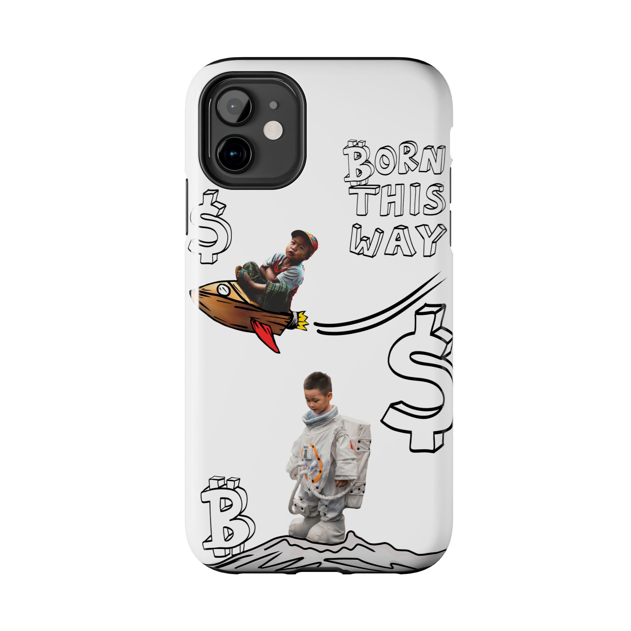 Born This Way Phone Case — "Crypt Apparel" Crypto Protective Case