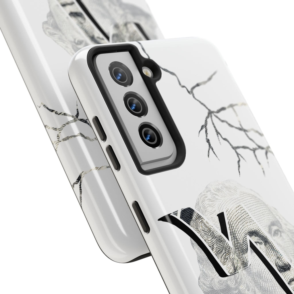 Brokenomics Crypto Tough Phone Case — 'Crypt Apparel' Cracked Dollar Graphic Protective Cover