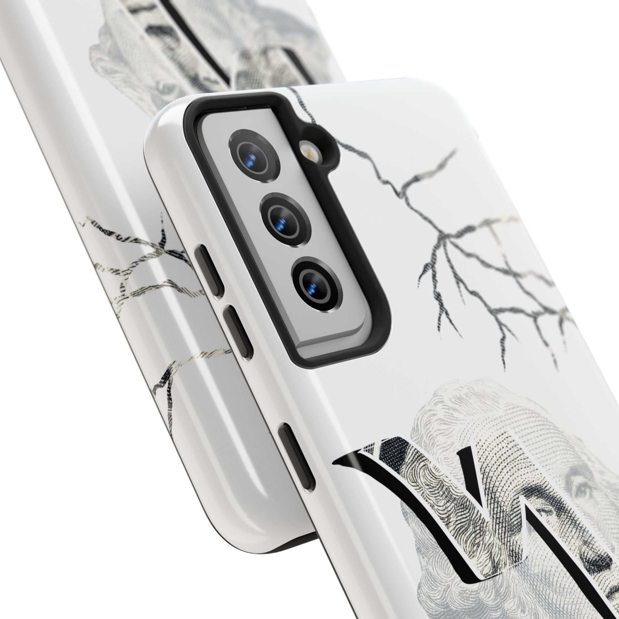 Brokenomics Crypto Tough Phone Case — 'Crypt Apparel' Cracked Dollar Graphic Protective Cover