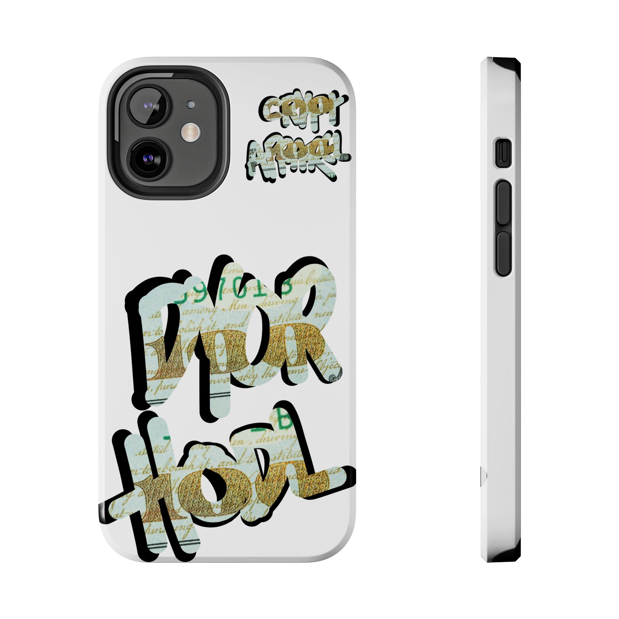 Tough Phone Case — Vintage Money Graffiti "Paper Hodl" Design