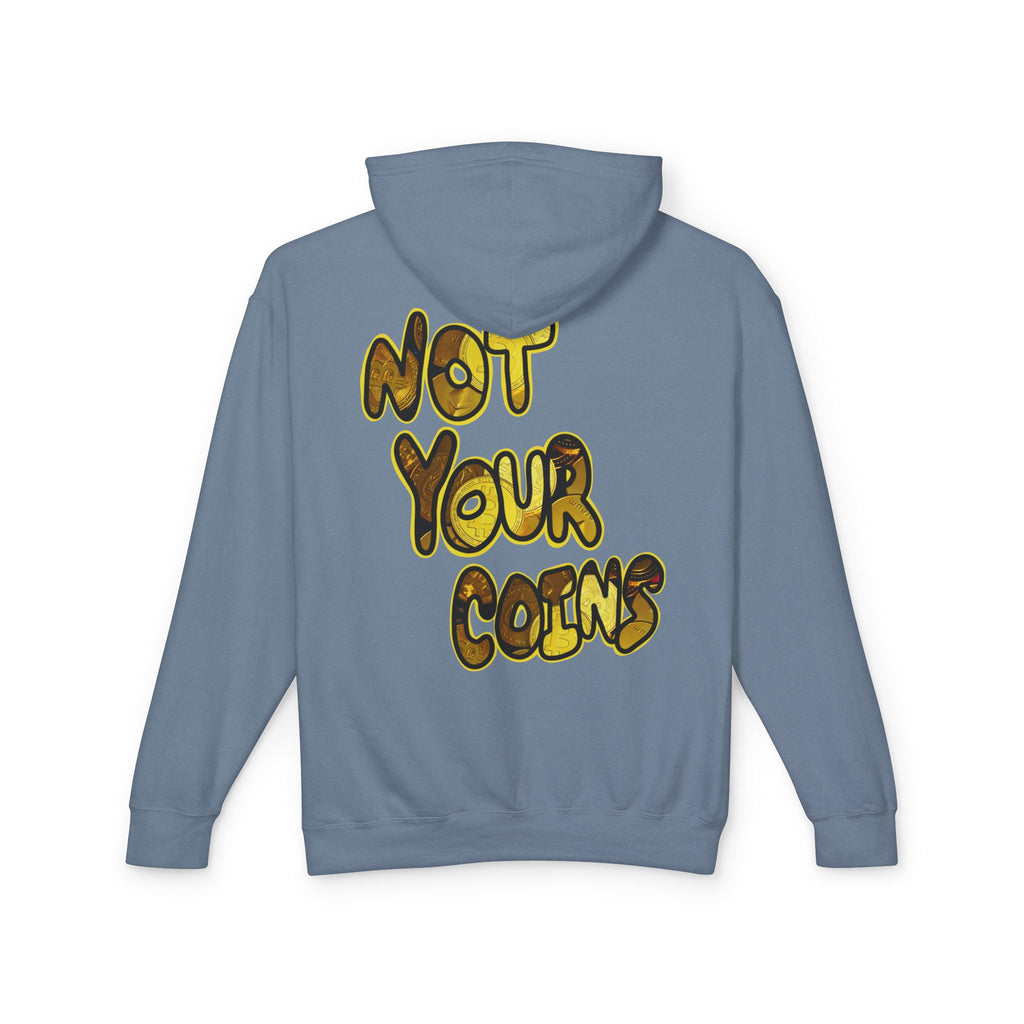 Not Your Keys/ Not Your Coins Graphic Hoodie — Crypto Lightweight Hoodie