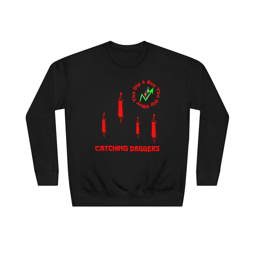 Catching Daggers Crewneck Sweatshirt — Crypt Apparel Cha-Ching Design