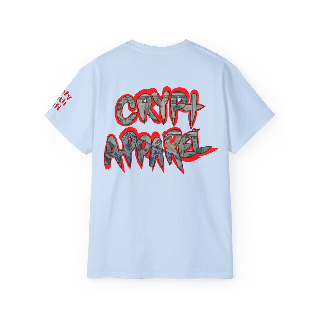Defy With DeFi Crypto Inspired Tee | Crypt Apparel Graphic T Shirt