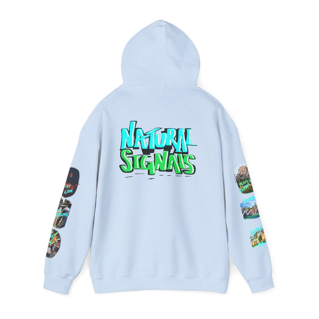Natural Signals Crypto Trading Hoodie — 'Crypt Apparel' Graffiti Logo & 'Natural Signals'