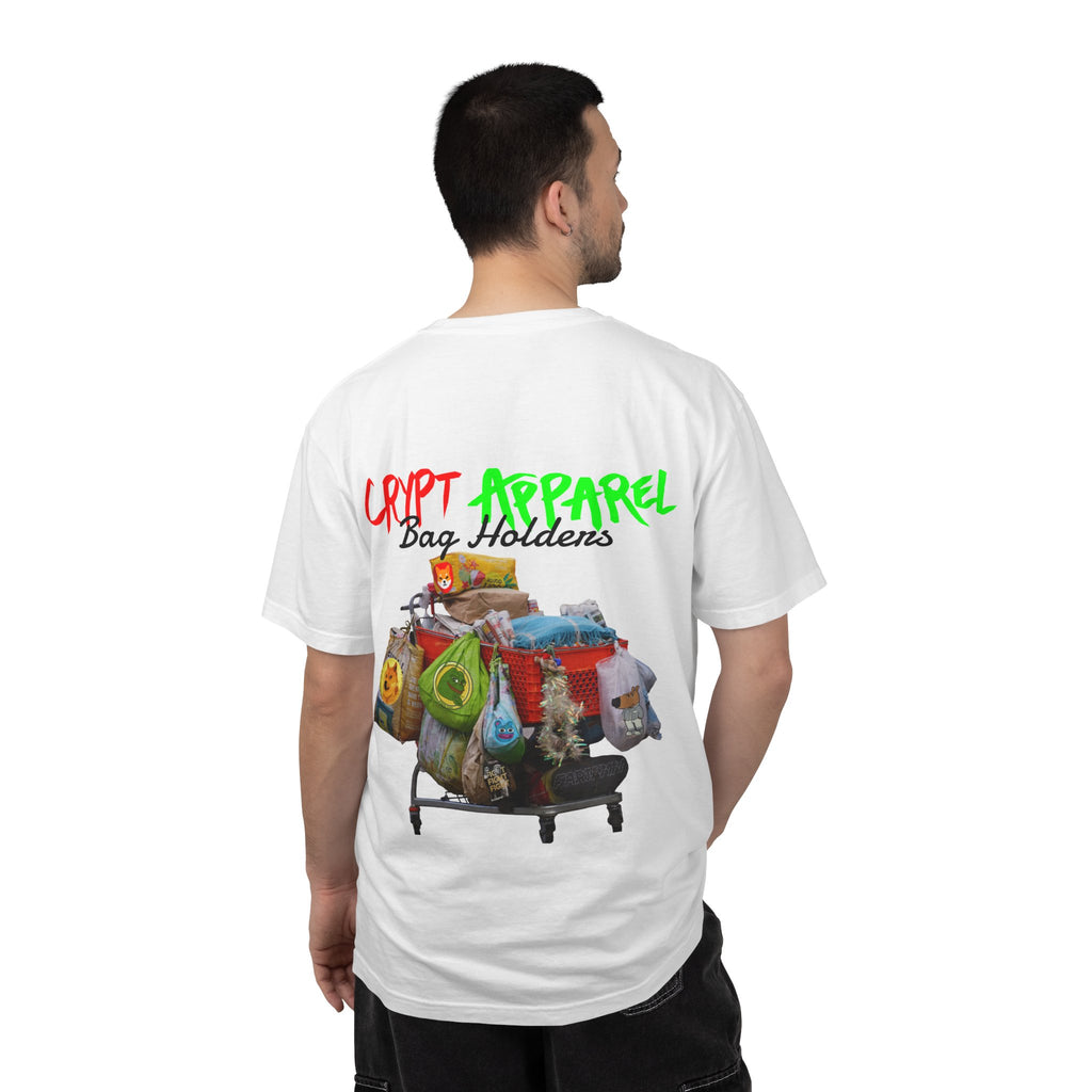 Bag Holders Crypto T-Shirt — 'Crypt Apparel' Graphic Tee