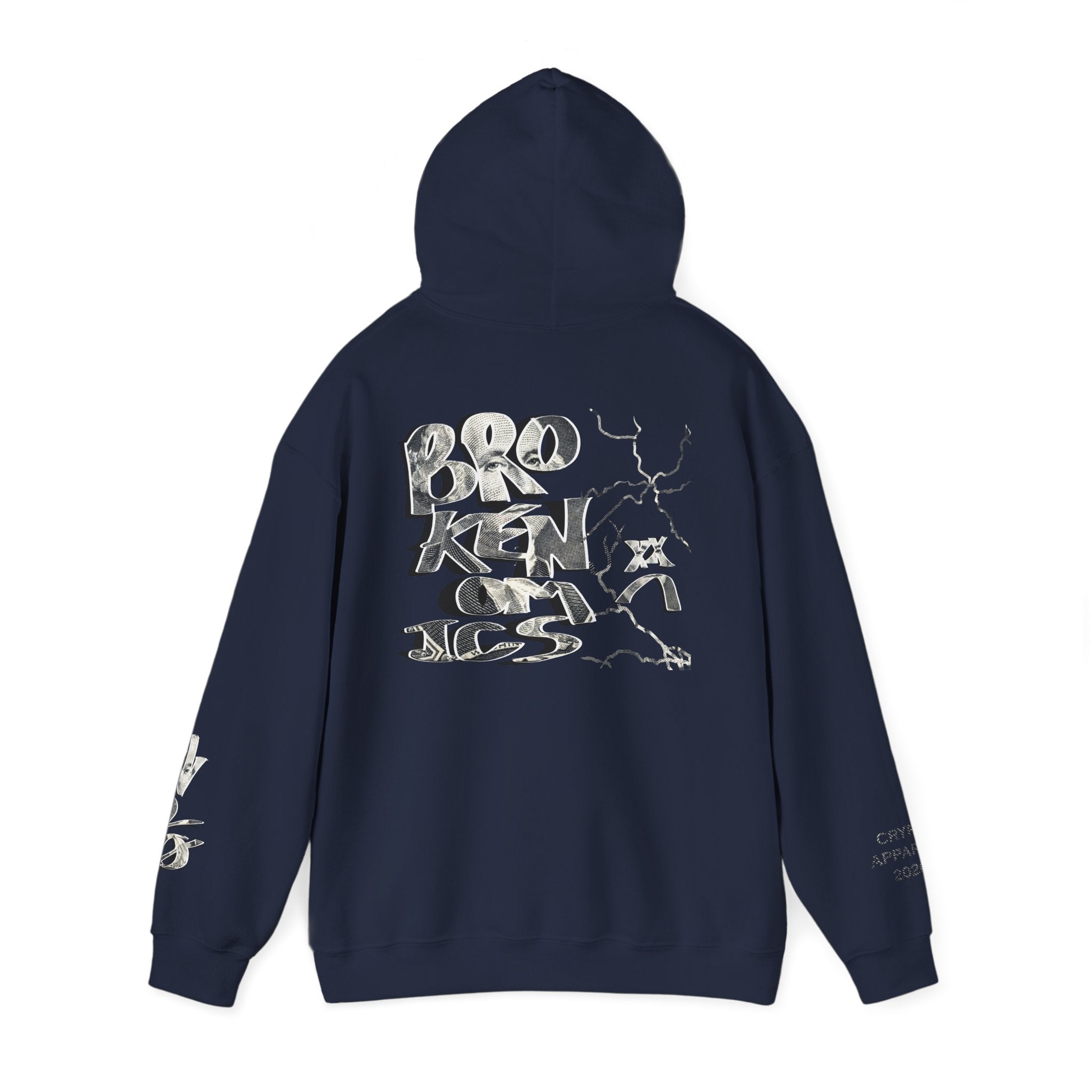 Brokenomics Crypto Hoodie — Straight to Zero trading sweatshirt "Crypt Apparel"