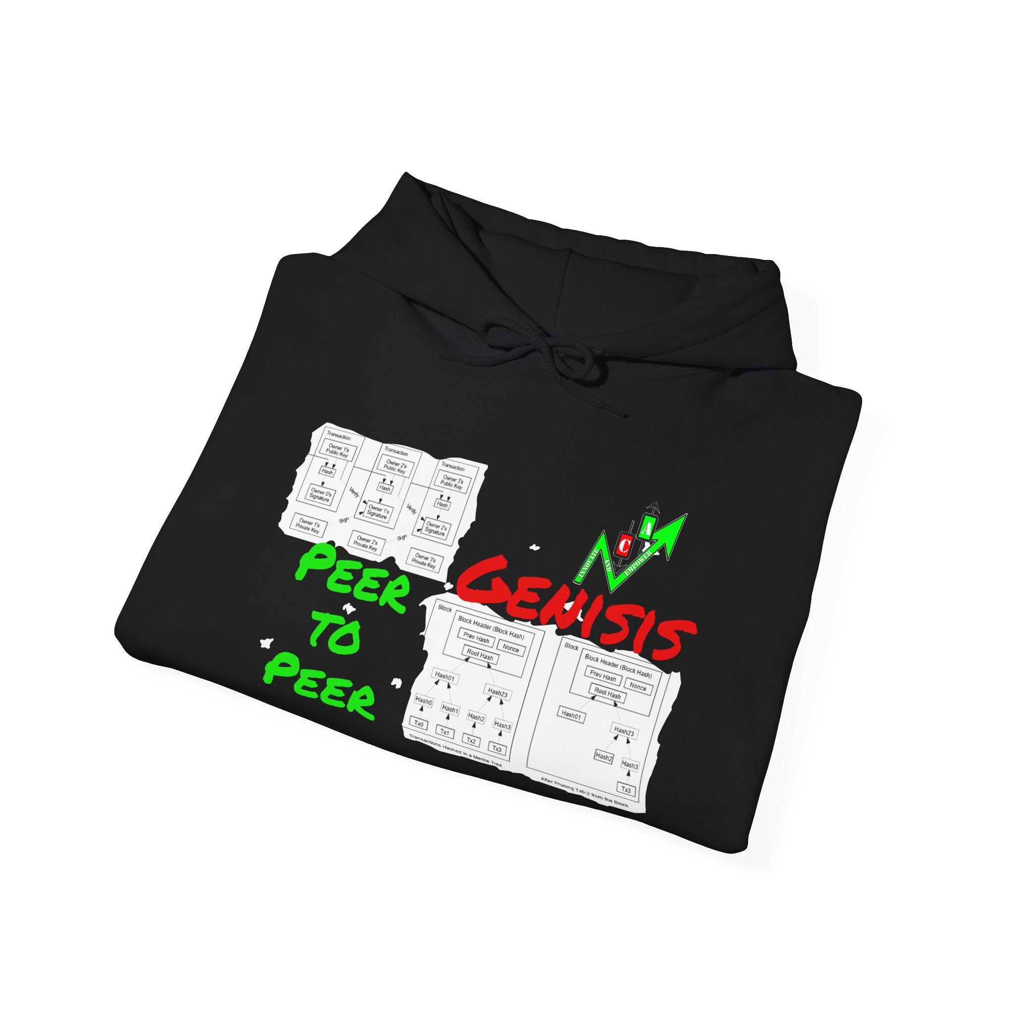 The Whitepaper Crypto Hooded Sweatshirt — Crypt Apparel Genisis Graphic Hoodie
