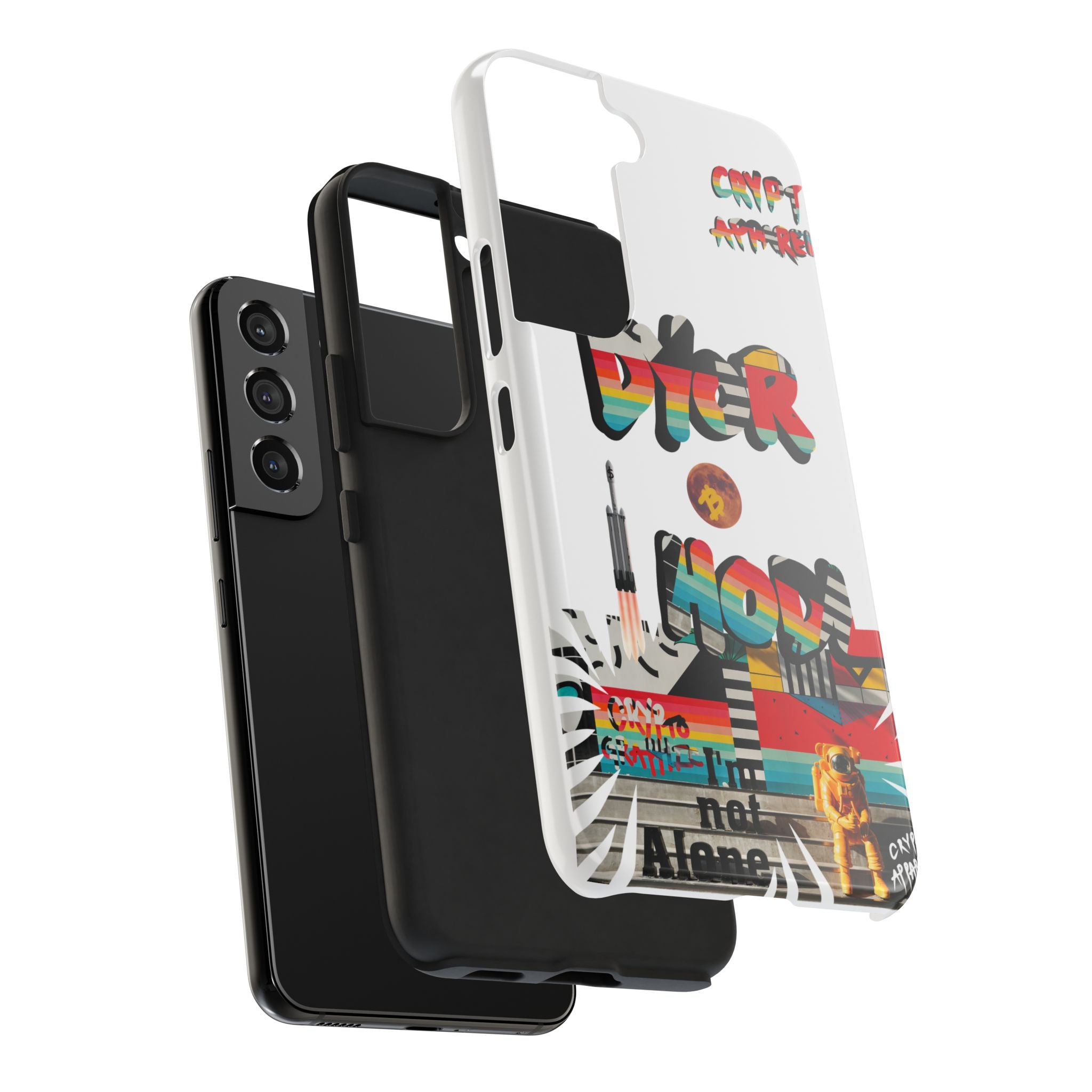 Urban Jungle Tough Phone Case — Crypt Apparel Collage Protective Cover