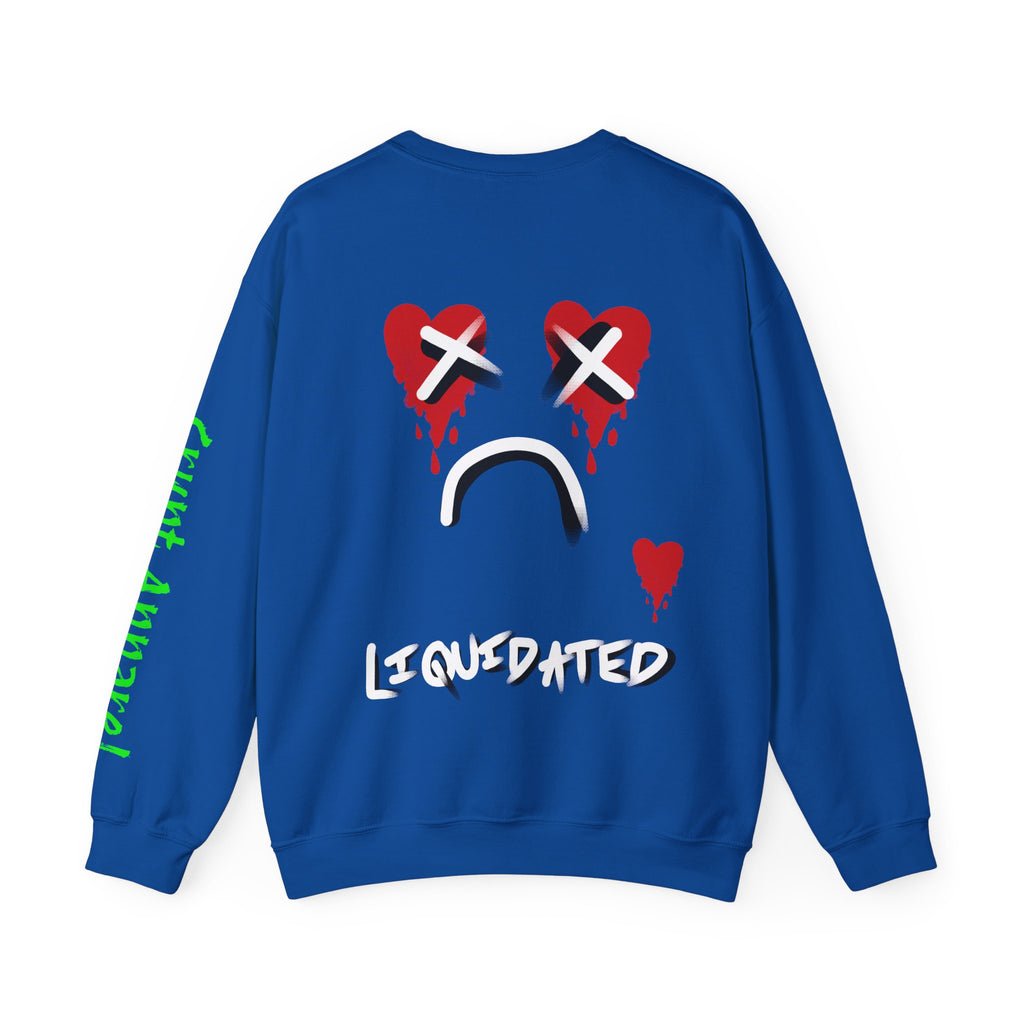 Crypto Rekt Portfolio Crewneck Sweatshirt | Crypt Apparel Streetwear Graphic