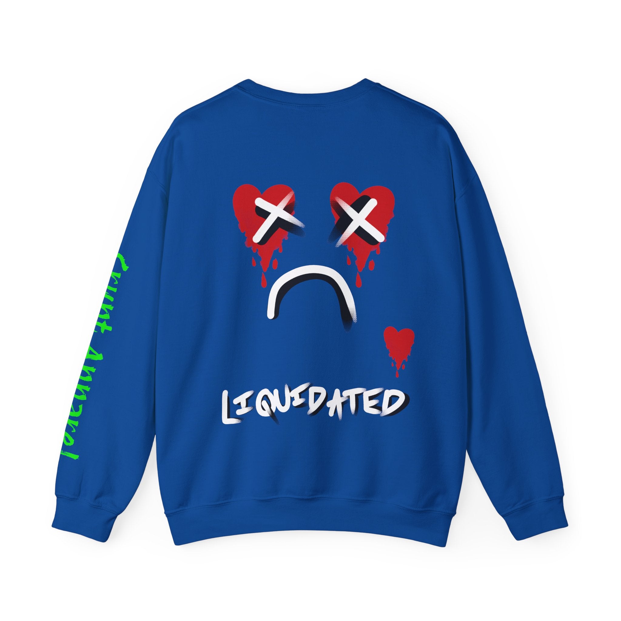 Crypto Rekt Portfolio Crewneck Sweatshirt | Crypt Apparel Streetwear Graphic