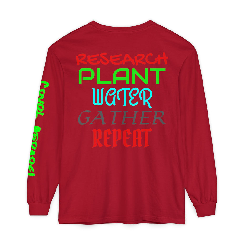 Growing Candles Long Sleeve Tee — "Crypt Apparel" Nurturing Growth