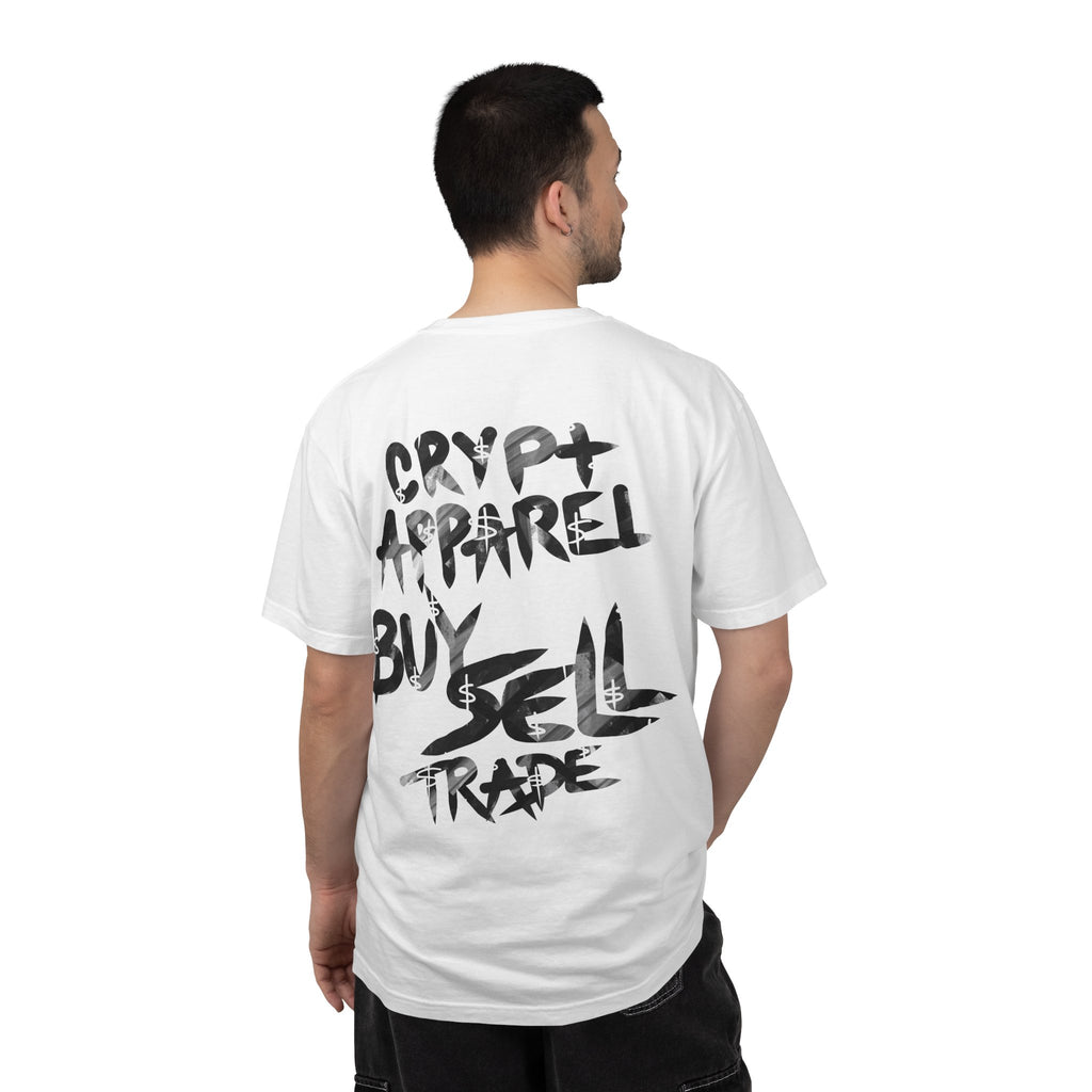 Crypt Apparel Black & White collage T-shirt | Crypto graphic tee