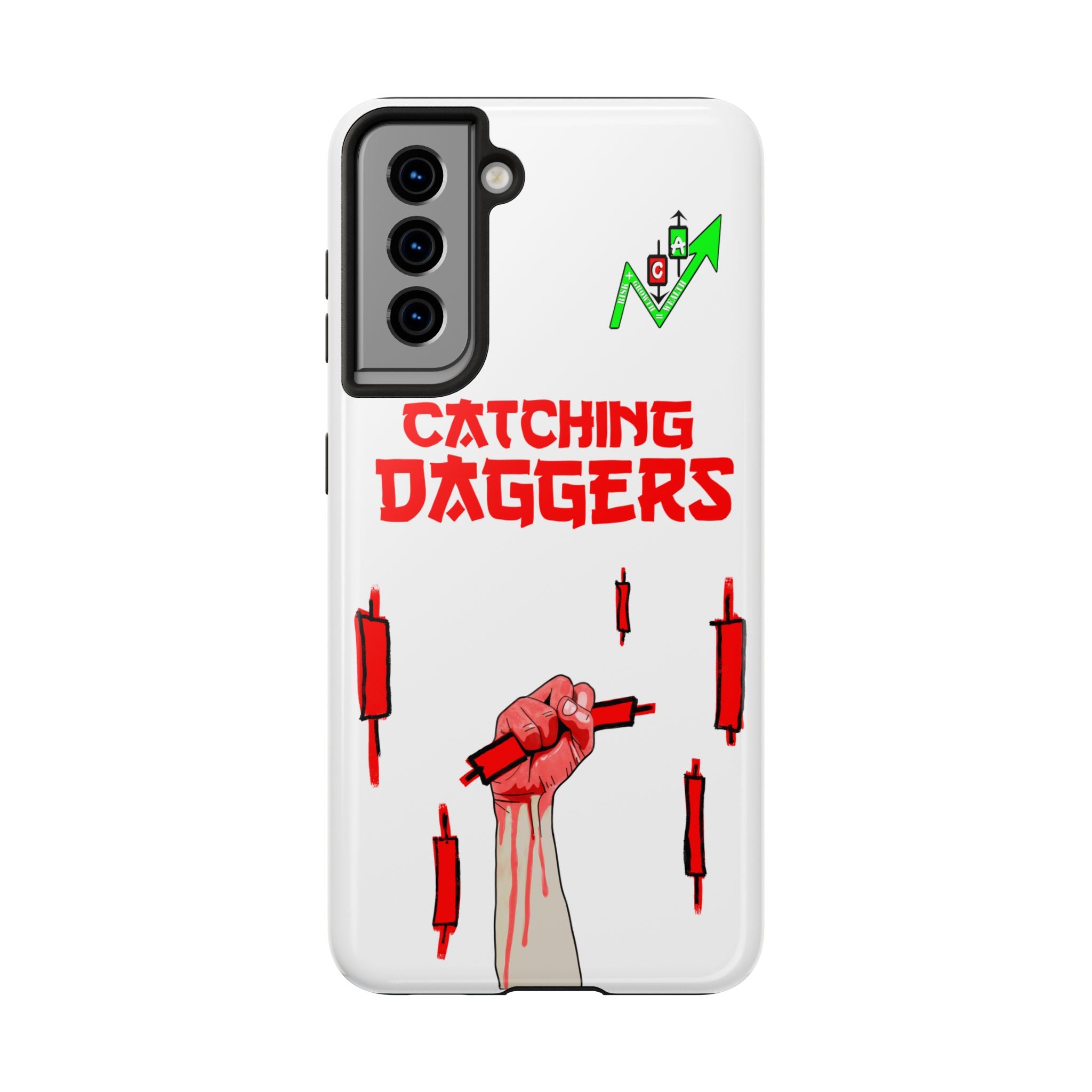 Catching Daggers Tough Phone Case — Crypt Apparel Graphic Protective Cover