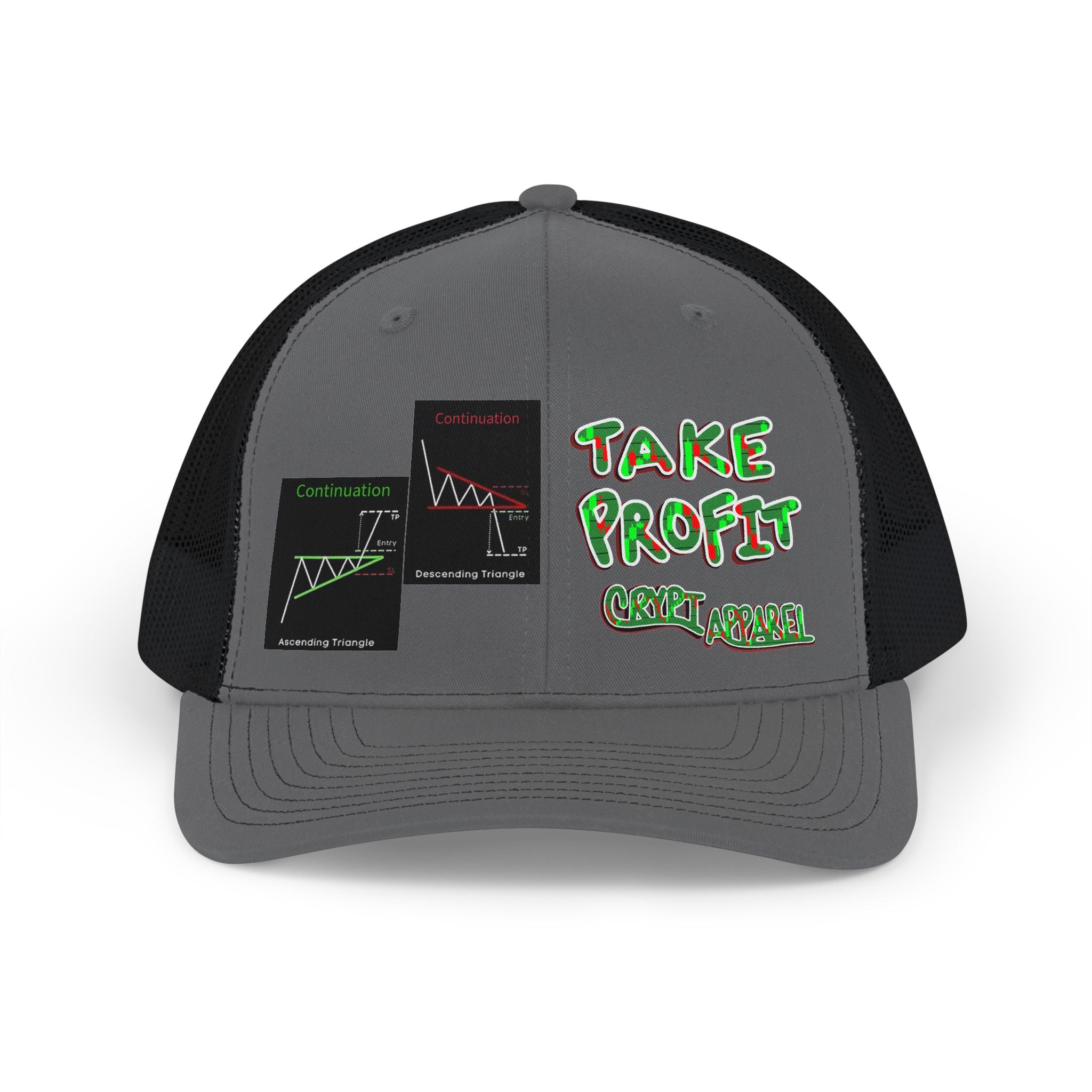 Charted Crypto Traders Signals | Crypt Apparel Stop Loss Take Profit Trucker Cap
