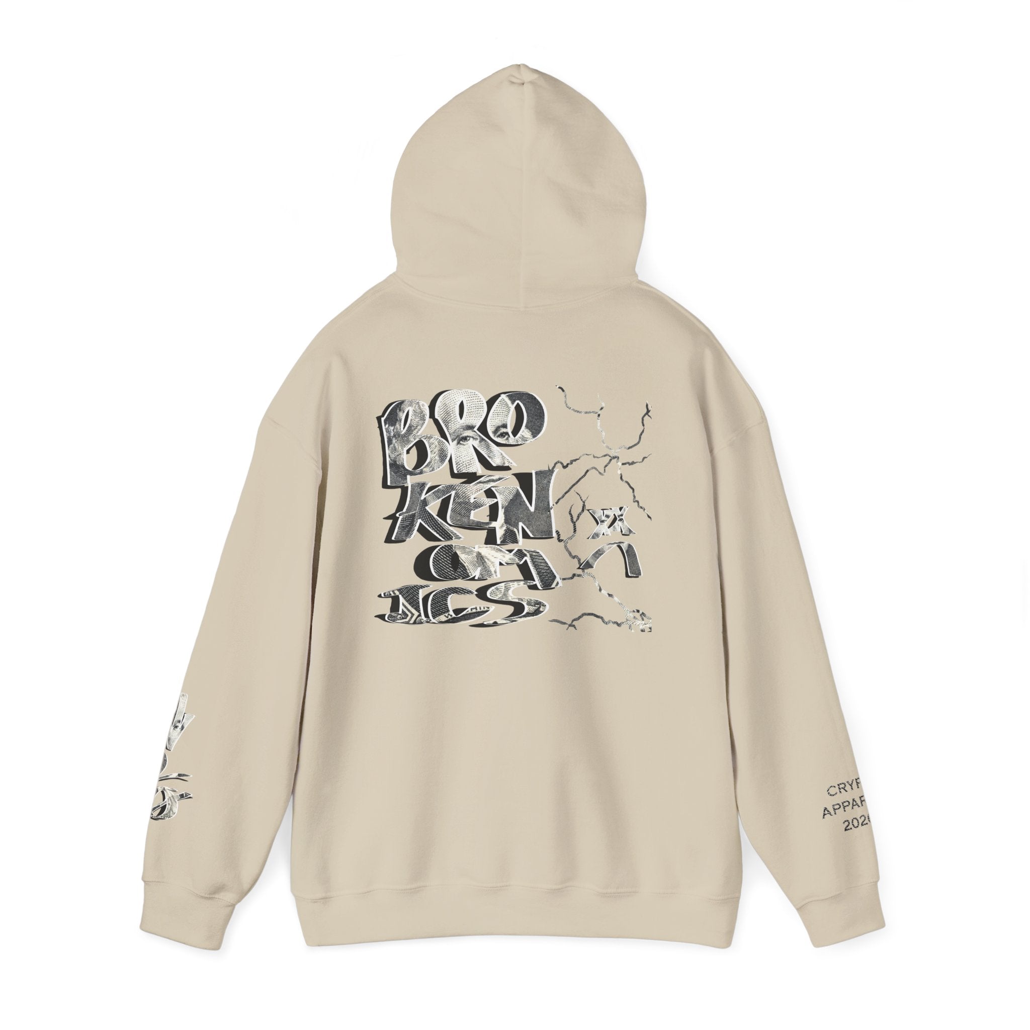 Brokenomics Crypto Hoodie — Straight to Zero trading sweatshirt "Crypt Apparel"
