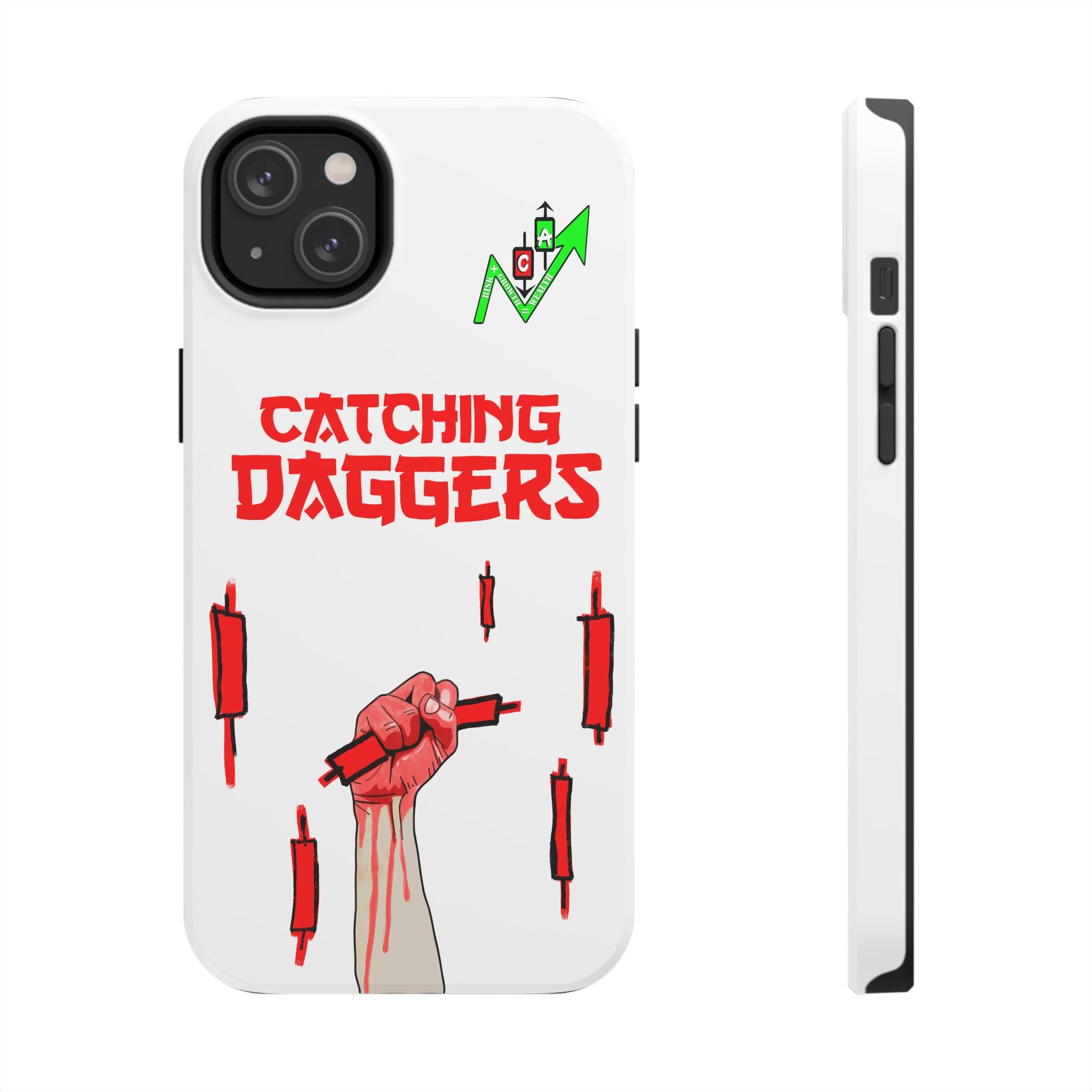 Catching Daggers Tough Phone Case — Crypt Apparel Graphic Protective Cover