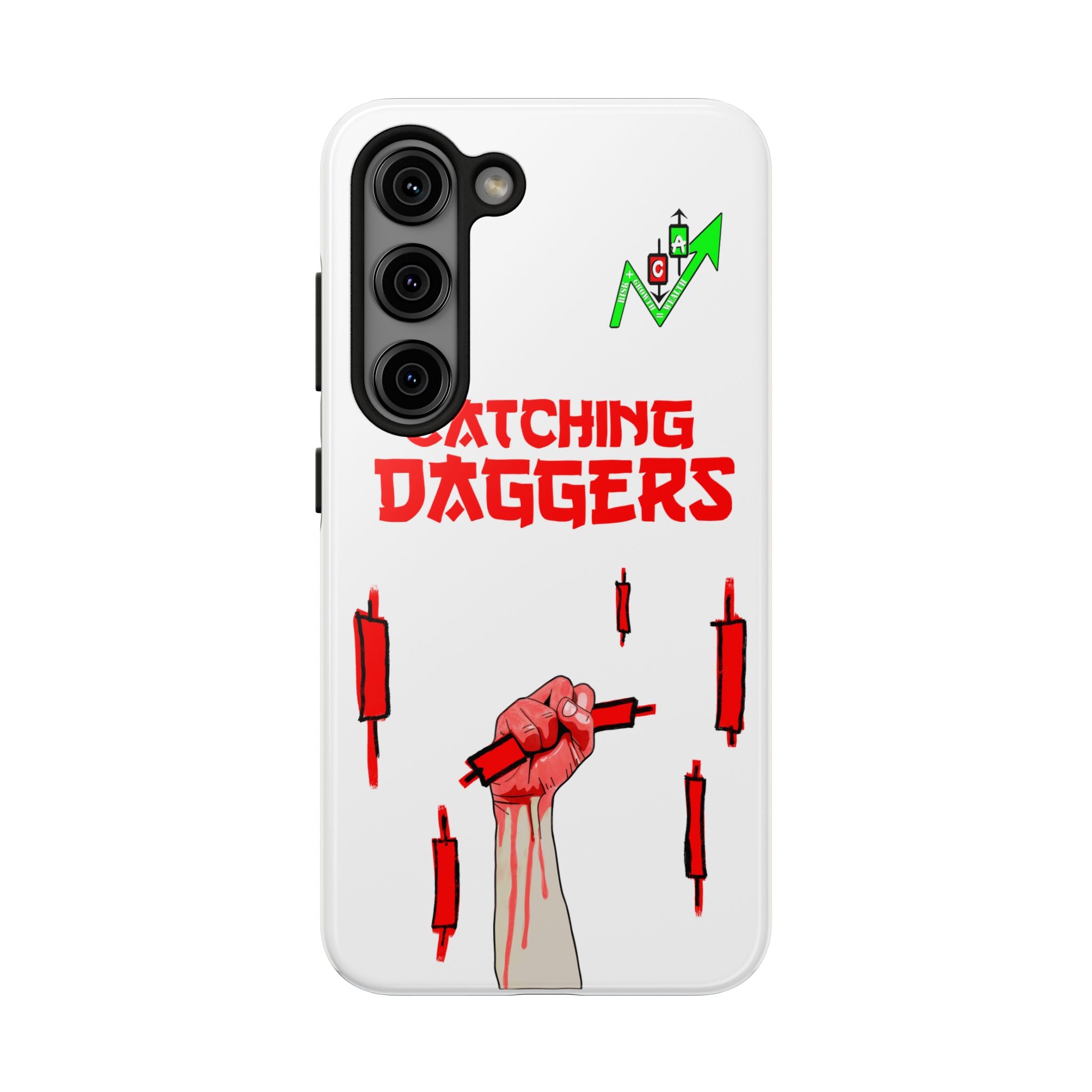 Catching Daggers Tough Phone Case — Crypt Apparel Graphic Protective Cover
