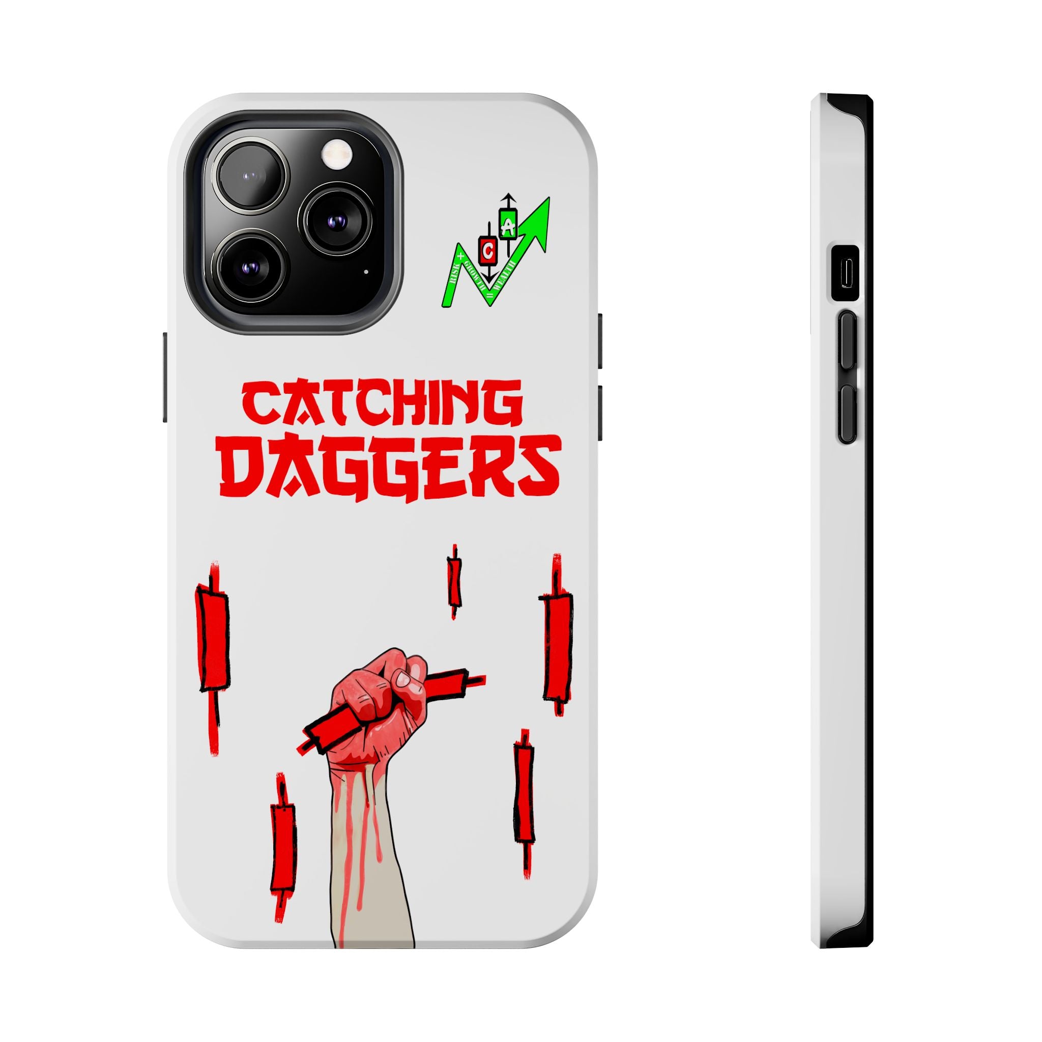 Catching Daggers Tough Phone Case — Crypt Apparel Graphic Protective Cover