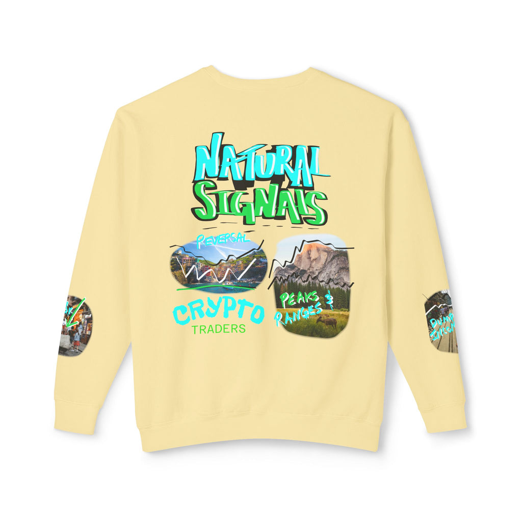 Natural Signals Crewneck Sweatshirt — Crypt Apparel Graphic Crewneck