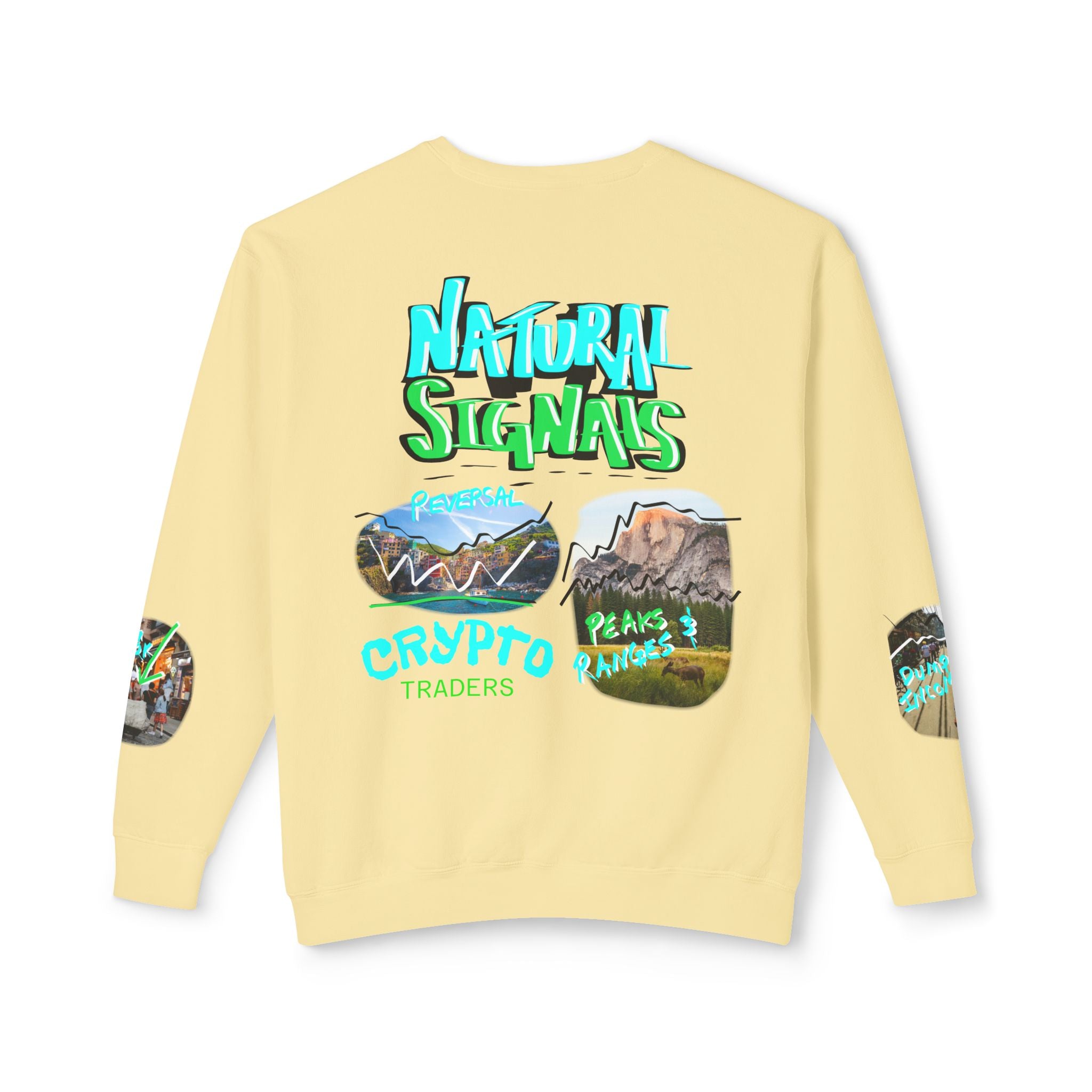 Natural Signals Crewneck Sweatshirt — Crypt Apparel Graphic Crewneck