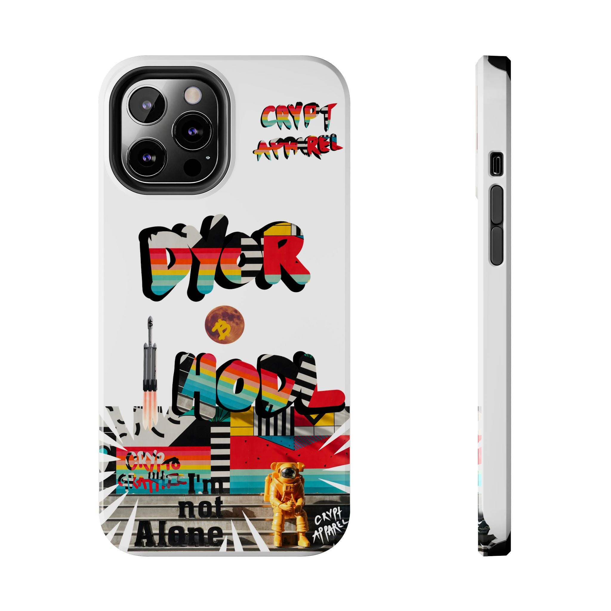 Urban Jungle Tough Phone Case — Crypt Apparel Collage Protective Cover