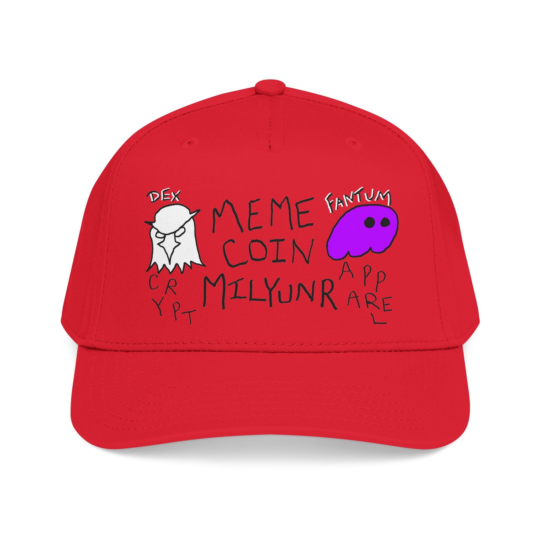 Meme Coin Millionaire Baseball Cap — Crypto Art Snapback