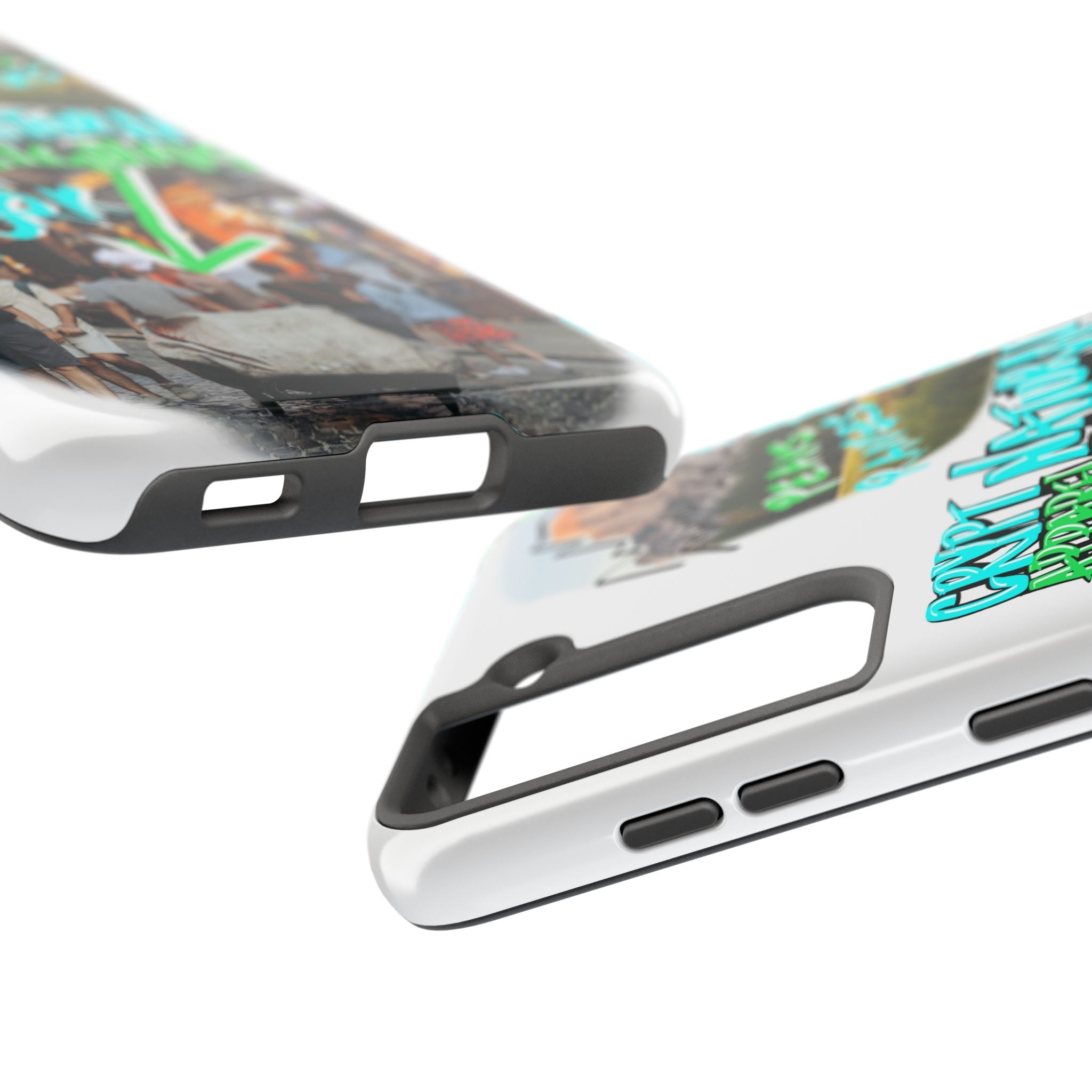 Natural Signals Tough Phone Case — Crypt Apparel Street Collage Design