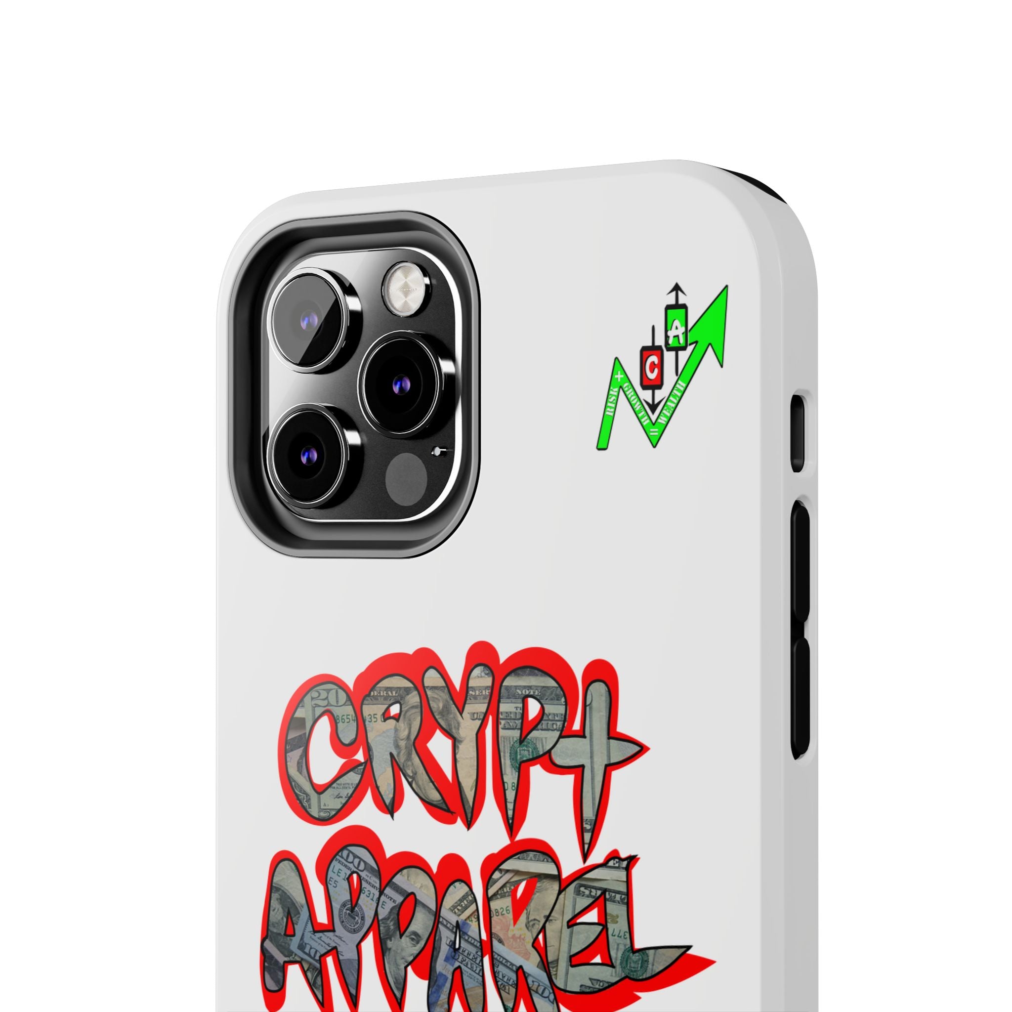 DEFY with DEFI Tough Phone Case — "Crypt Apparel: "Money" Graffiti Crypto Design