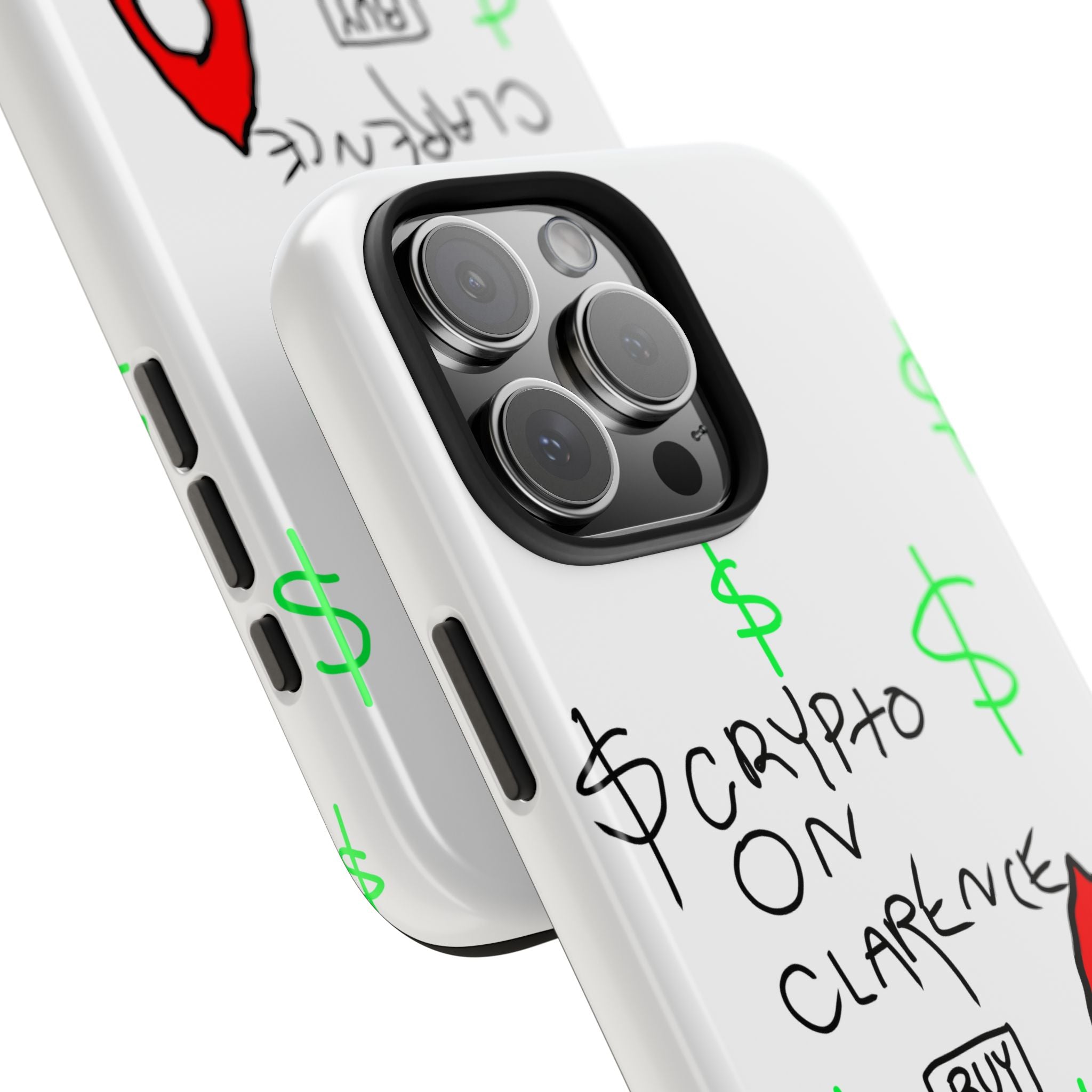 Crypto On Clarence Phone Case — Crypt Apparel Degen Design