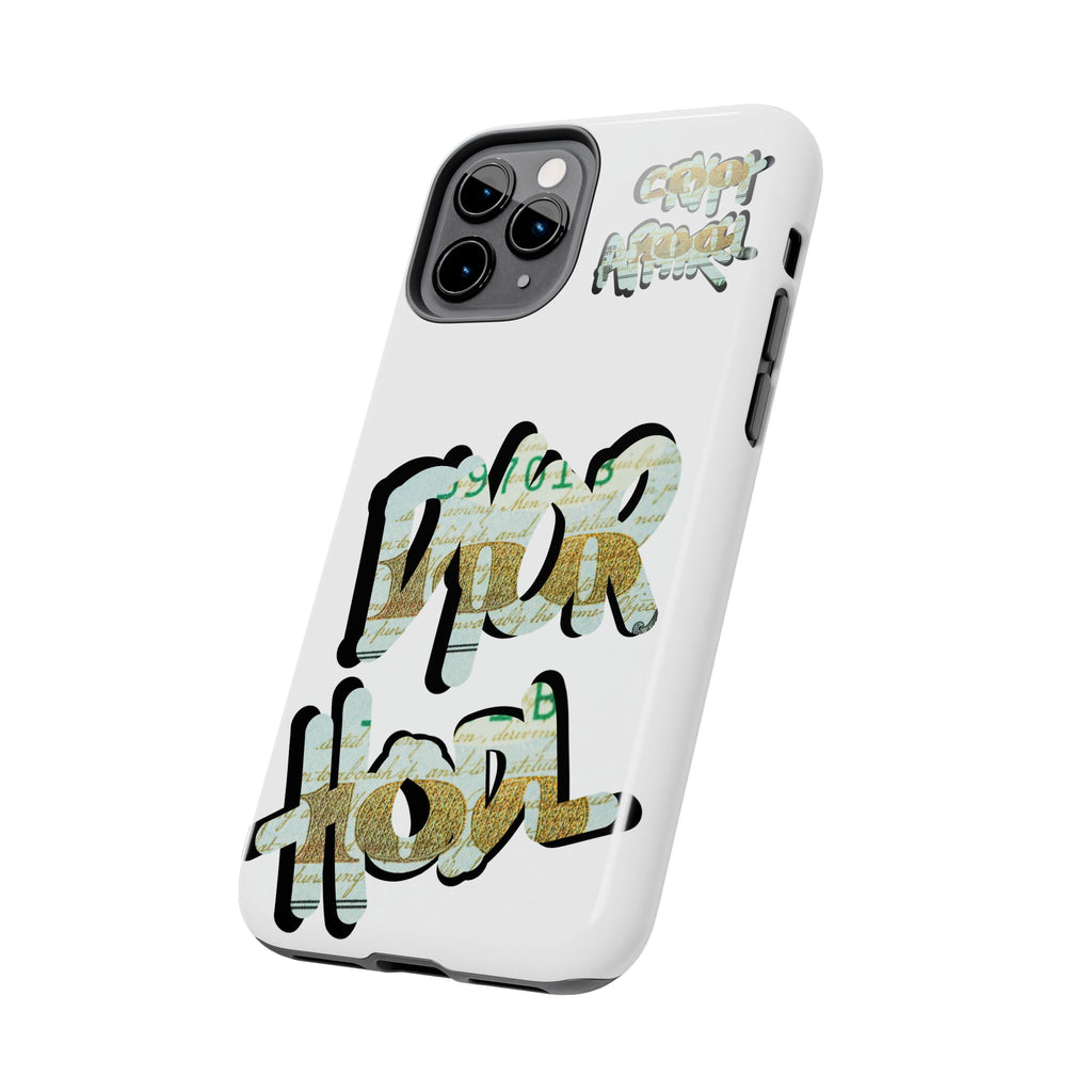 Tough Phone Case — Vintage Money Graffiti "Paper Hodl" Design