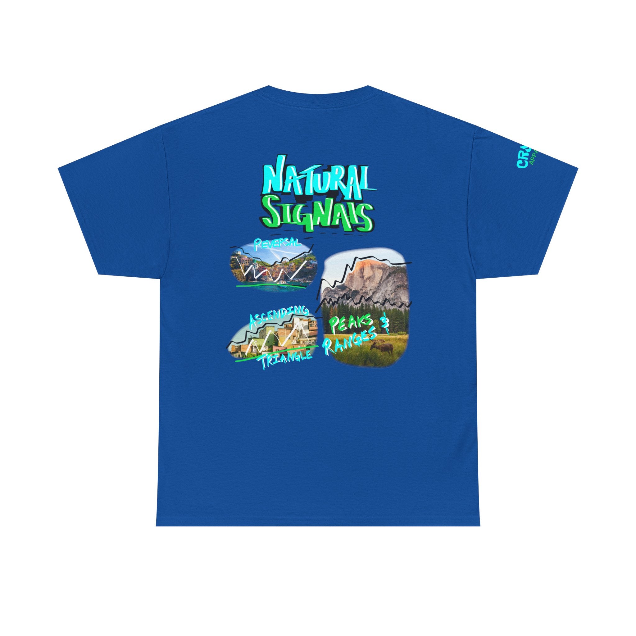 Natural Signals Graphic Tee — "Crypt Apparel" & "Nature Signals" Streetwear T‑Shirt