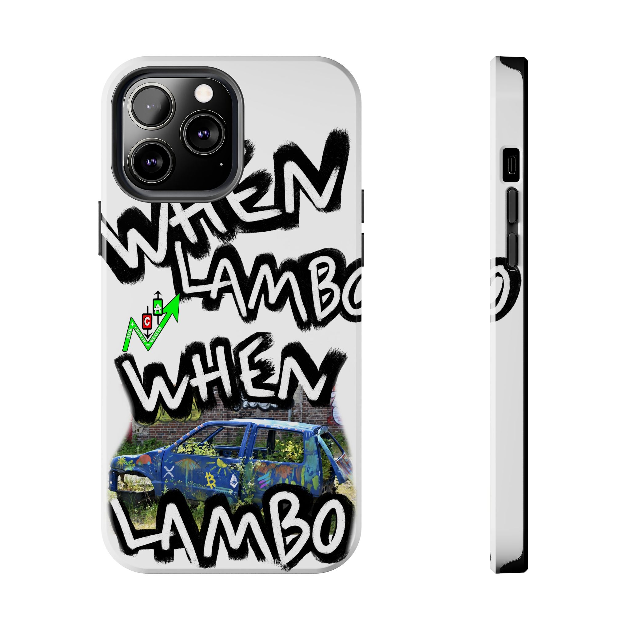 When Lambo Art Phone Case — Crypto Meme Tough Phone Case