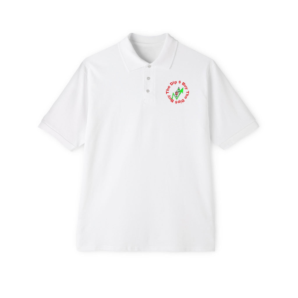 Catching Daggers Crypto Polo — Crypt Apparel Graphic Men's Piqué Shirt
