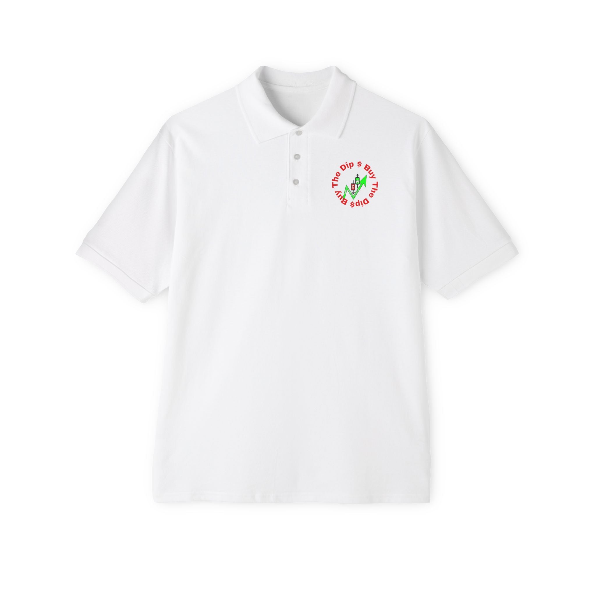Catching Daggers Crypto Polo — Crypt Apparel Graphic Men's Piqué Shirt