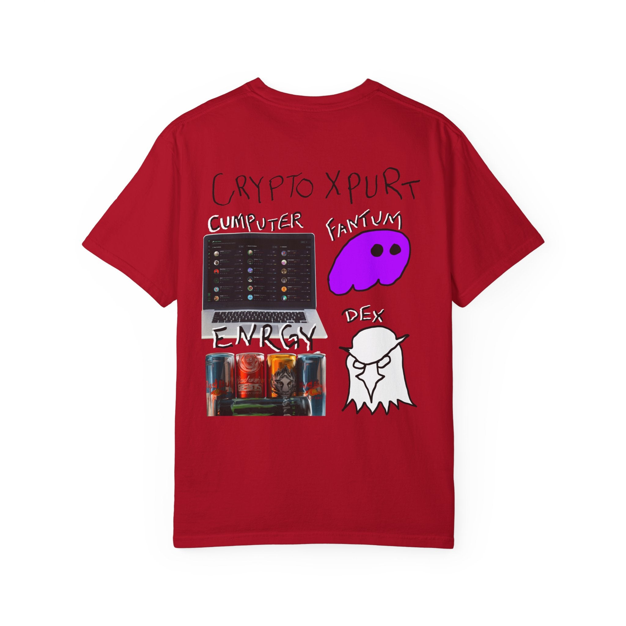 Crypto Meme T-Shirt — 'Meme Coin' Hand-Drawn Crypto Art Tee