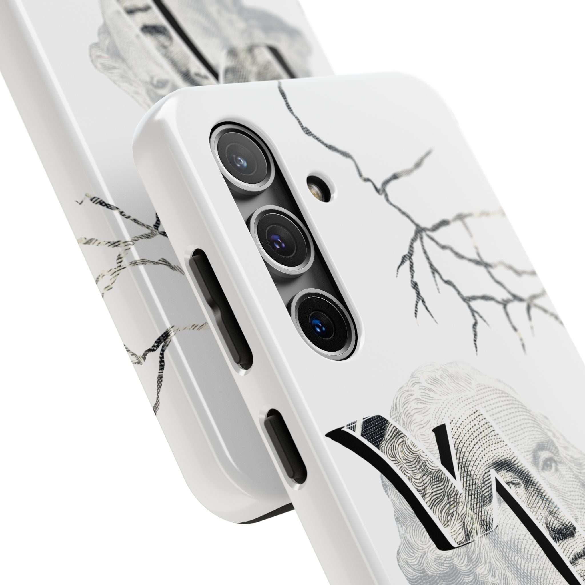Brokenomics Crypto Tough Phone Case — 'Crypt Apparel' Cracked Dollar Graphic Protective Cover