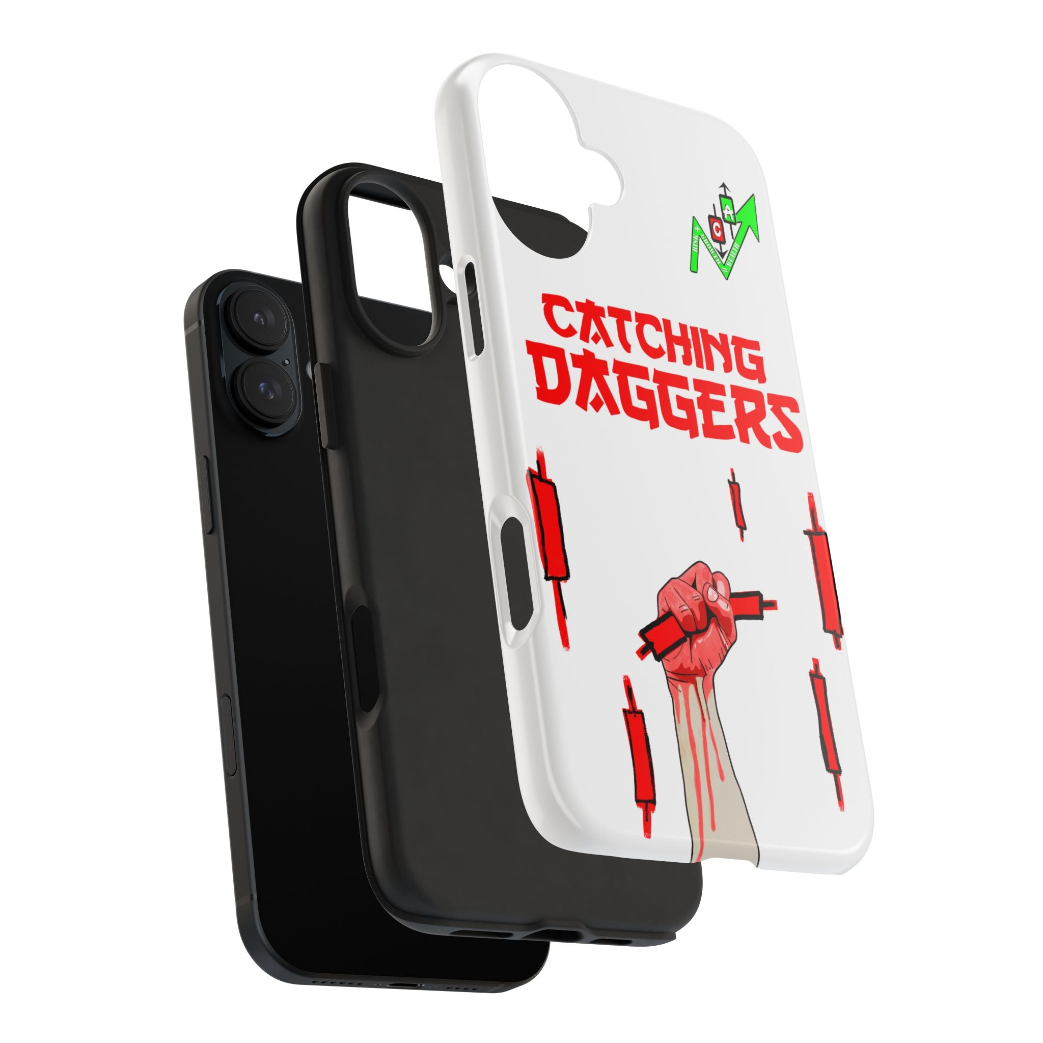 Catching Daggers Tough Phone Case — Crypt Apparel Graphic Protective Cover