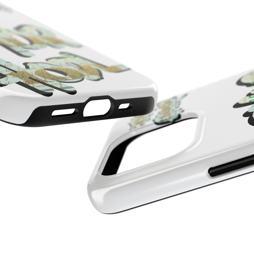 Tough Phone Case — Vintage Money Graffiti "Paper Hodl" Design