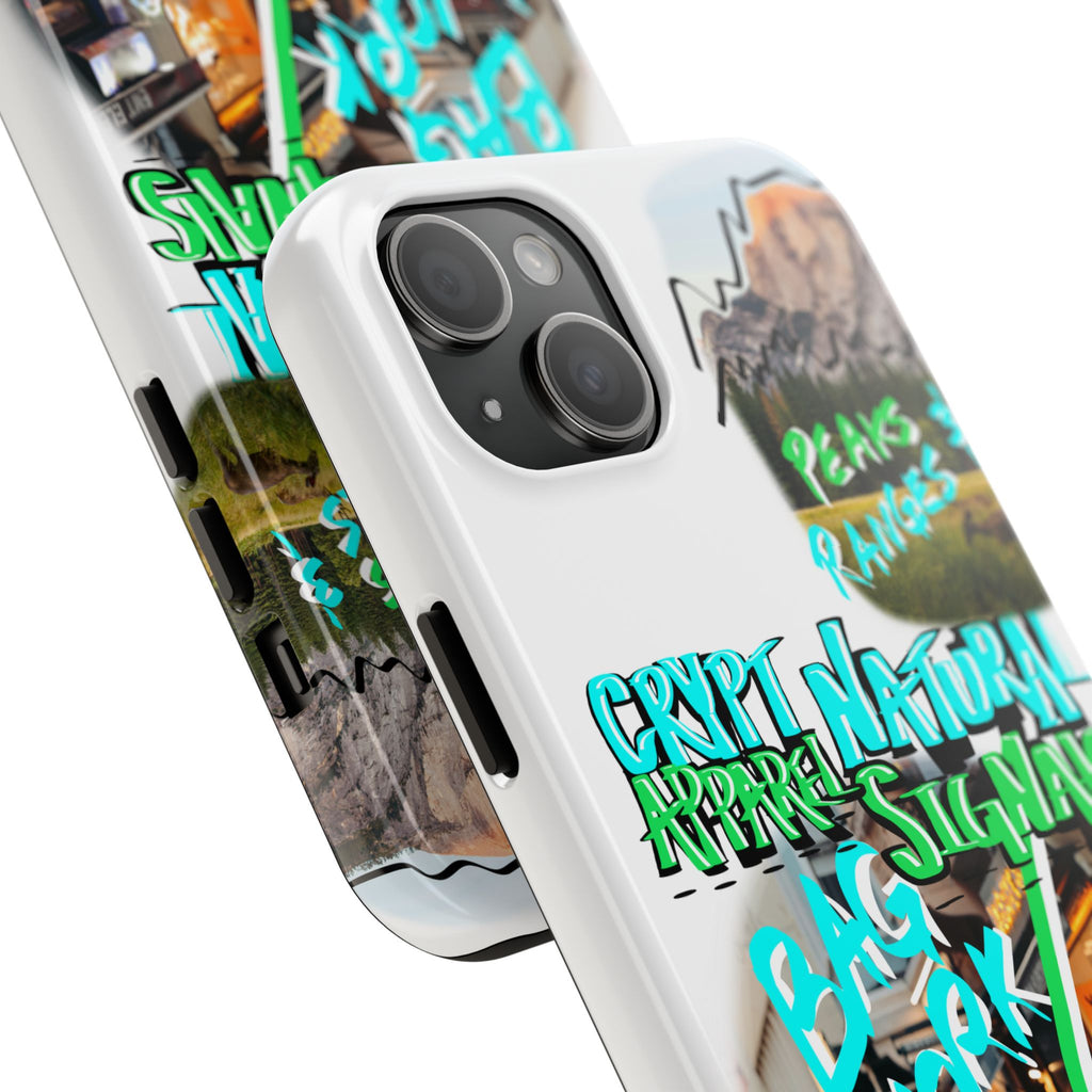 Natural Signals Tough Phone Case — Crypt Apparel Street Collage Design