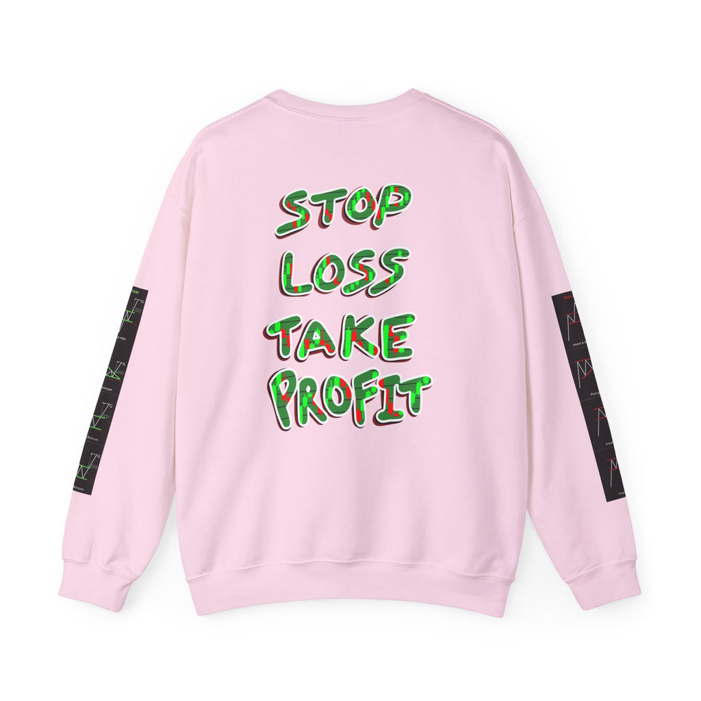 Charted Crewneck Sweatshirt — “Crypt Apparel” Graphic