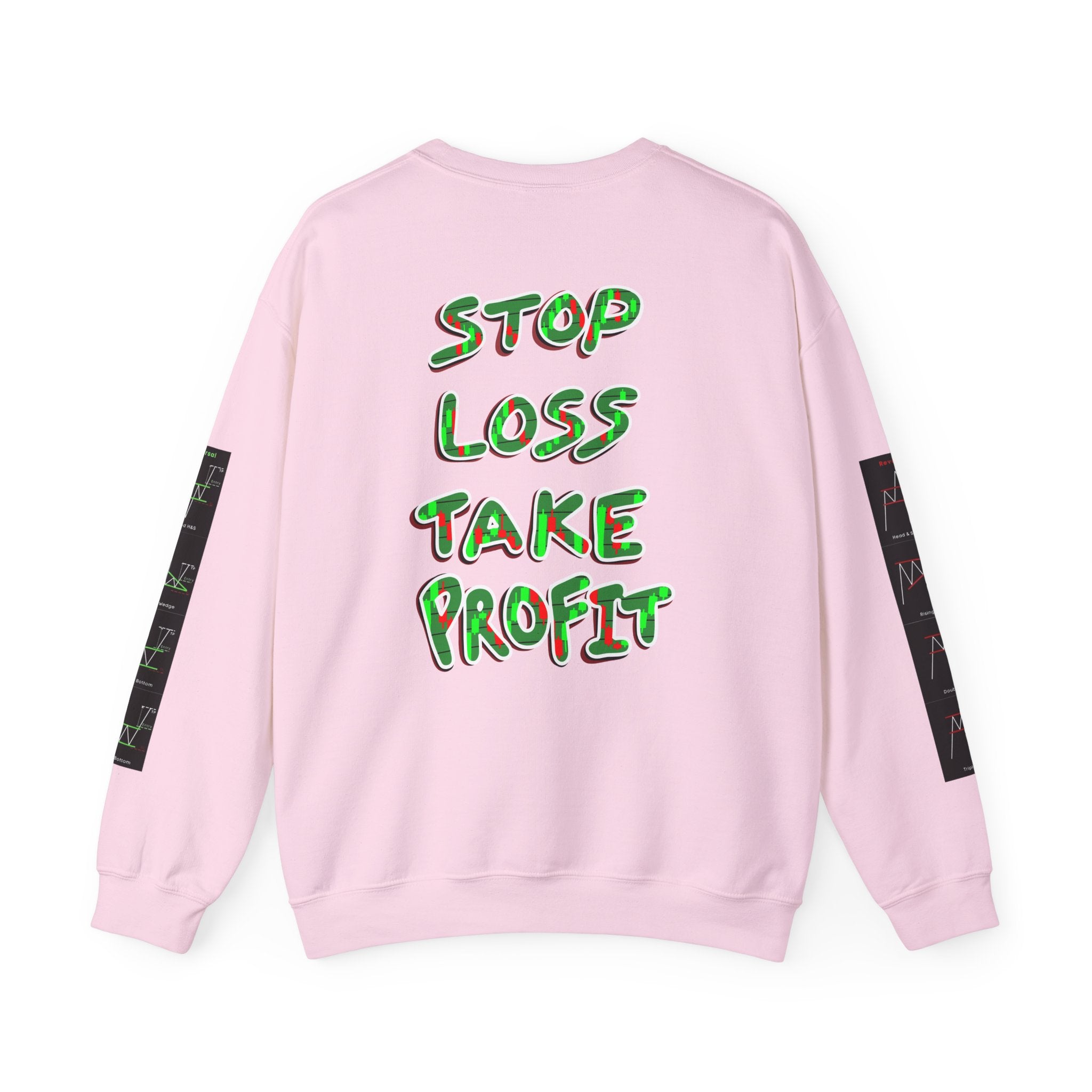 Charted Crewneck Sweatshirt — “Crypt Apparel” Graphic