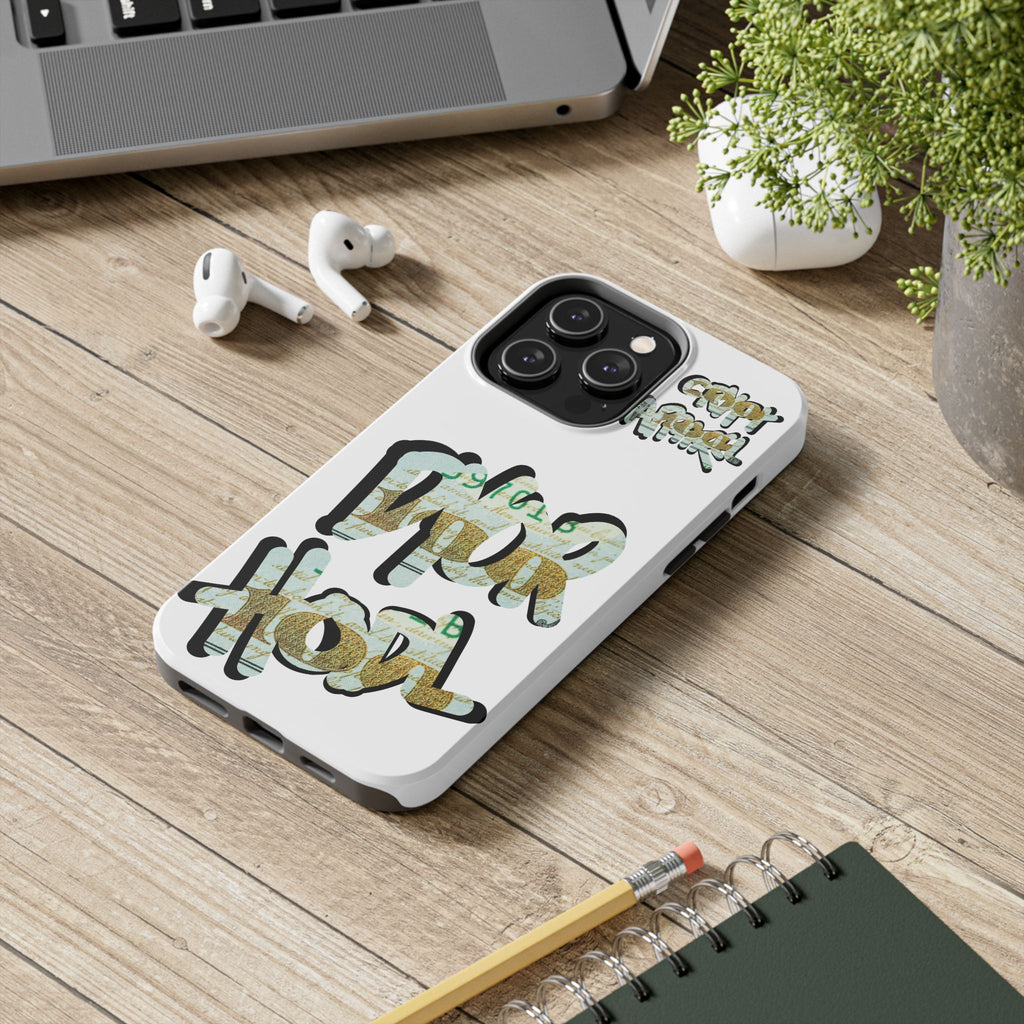 Tough Phone Case — Vintage Money Graffiti "Paper Hodl" Design