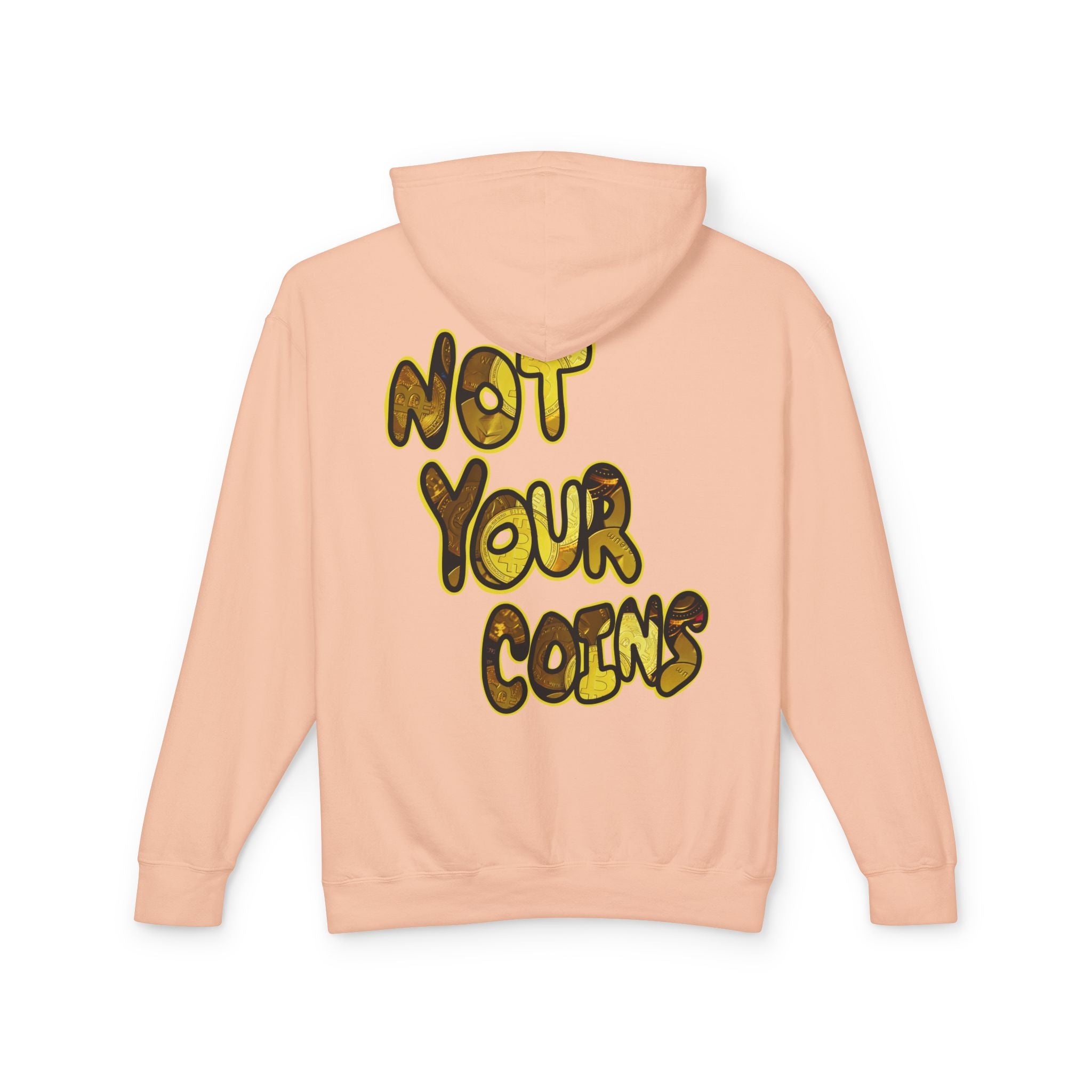 Not Your Keys/ Not Your Coins Graphic Hoodie — Crypto Lightweight Hoodie