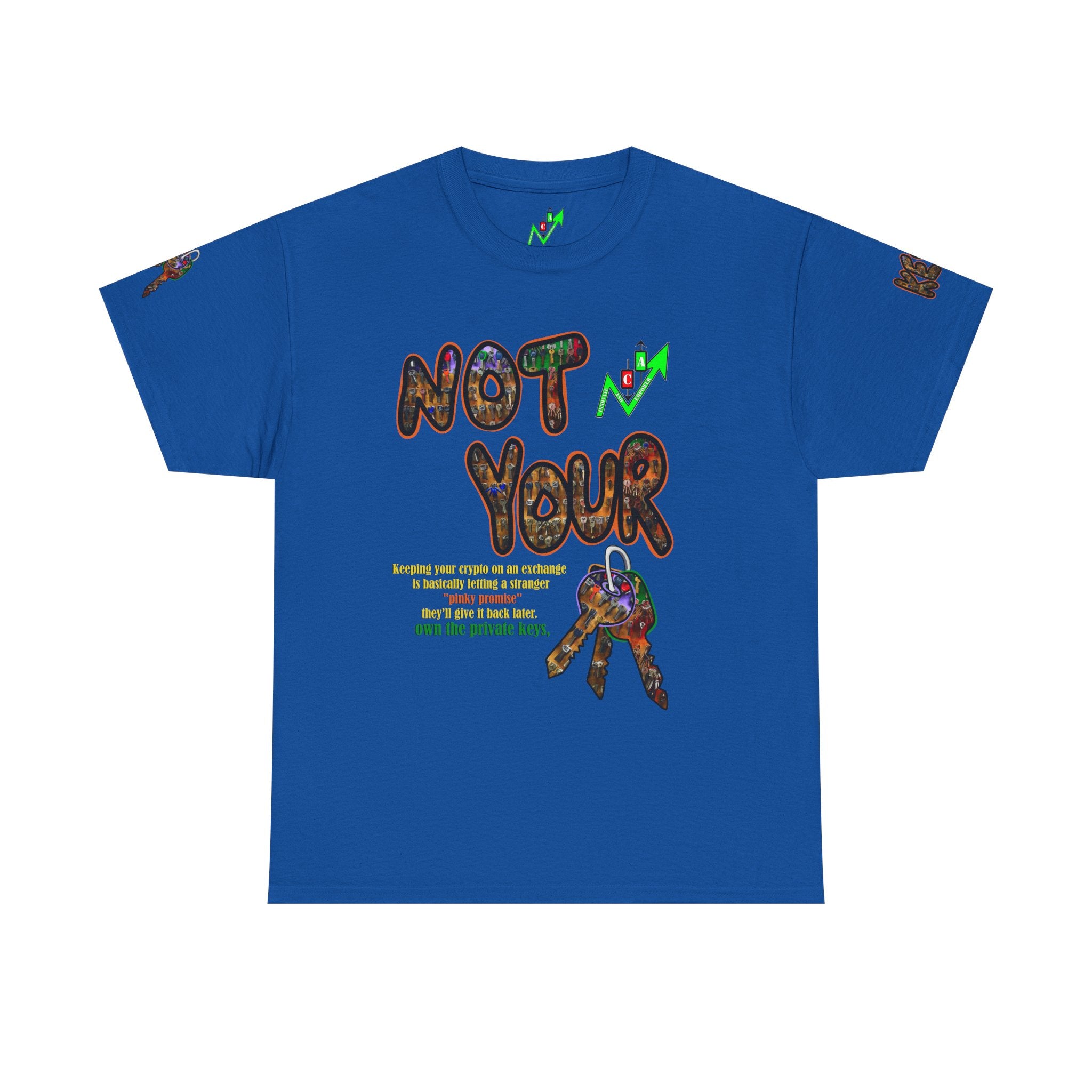 Not Your Keys Graphic Tee — "Crypt Apparel" Statement T-Shirt