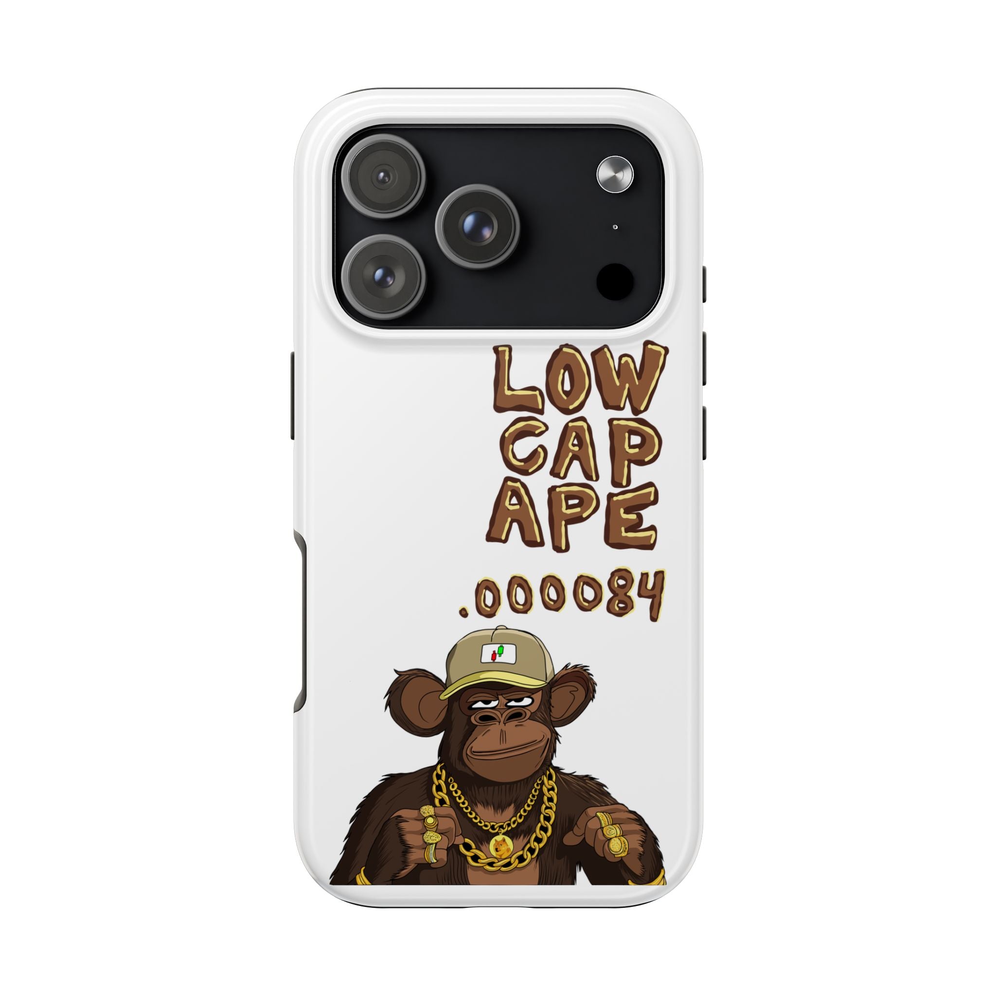 Low Cap Ape Phone Case — Crypto Ape Tough Phone Cover